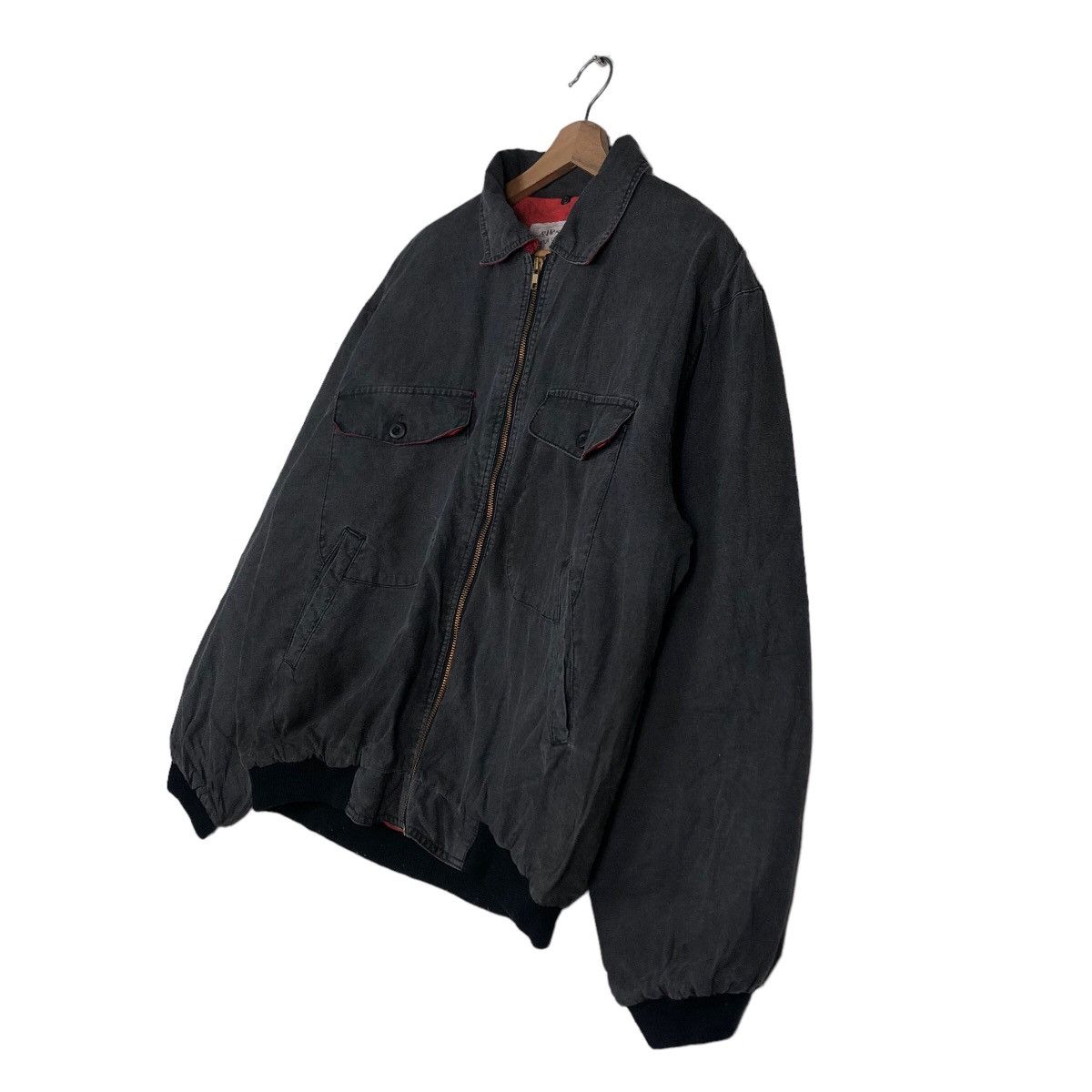 Japanese Brand Vintage Chore Bomber Jacket Barfur Japan Inspire CP Company Size US L / EU 52-54 / 3 - 2 Thumbnail