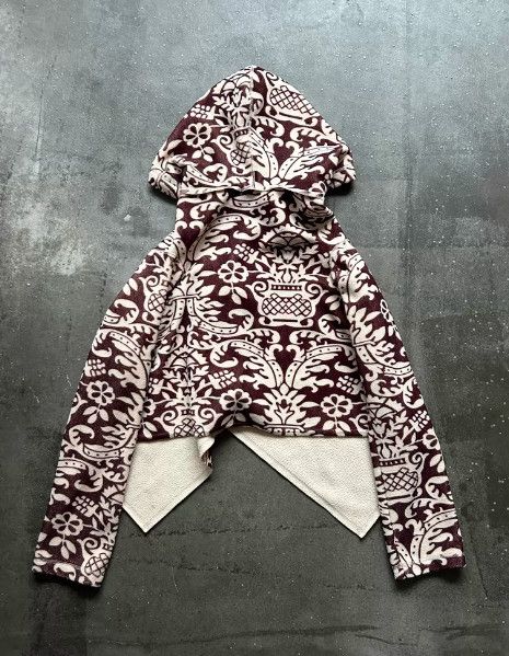 Comme des Garcons Comme des Garçons 09AW Runway Asymmetric Hooded Print Top Size S / US 4 / IT 40 - 3 Thumbnail