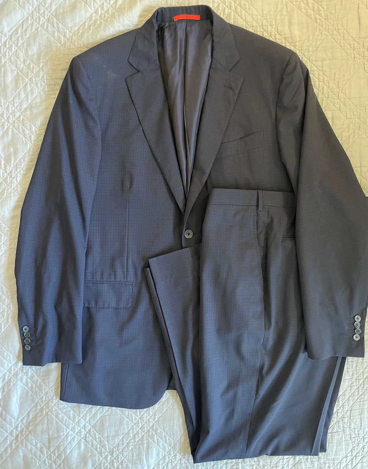 Isaia Tropical Weight Wool Suit Size 46L - 1 Thumbnail