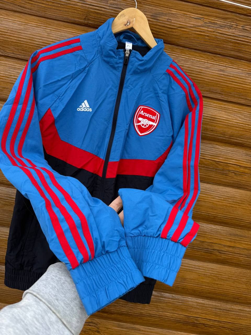 Adidas ARSENAL LONDON FOOTBALL JACKET SOCCER JACKET ZIP S ADIDAS Size US S / EU 44-46 / 1 - 4 Thumbnail