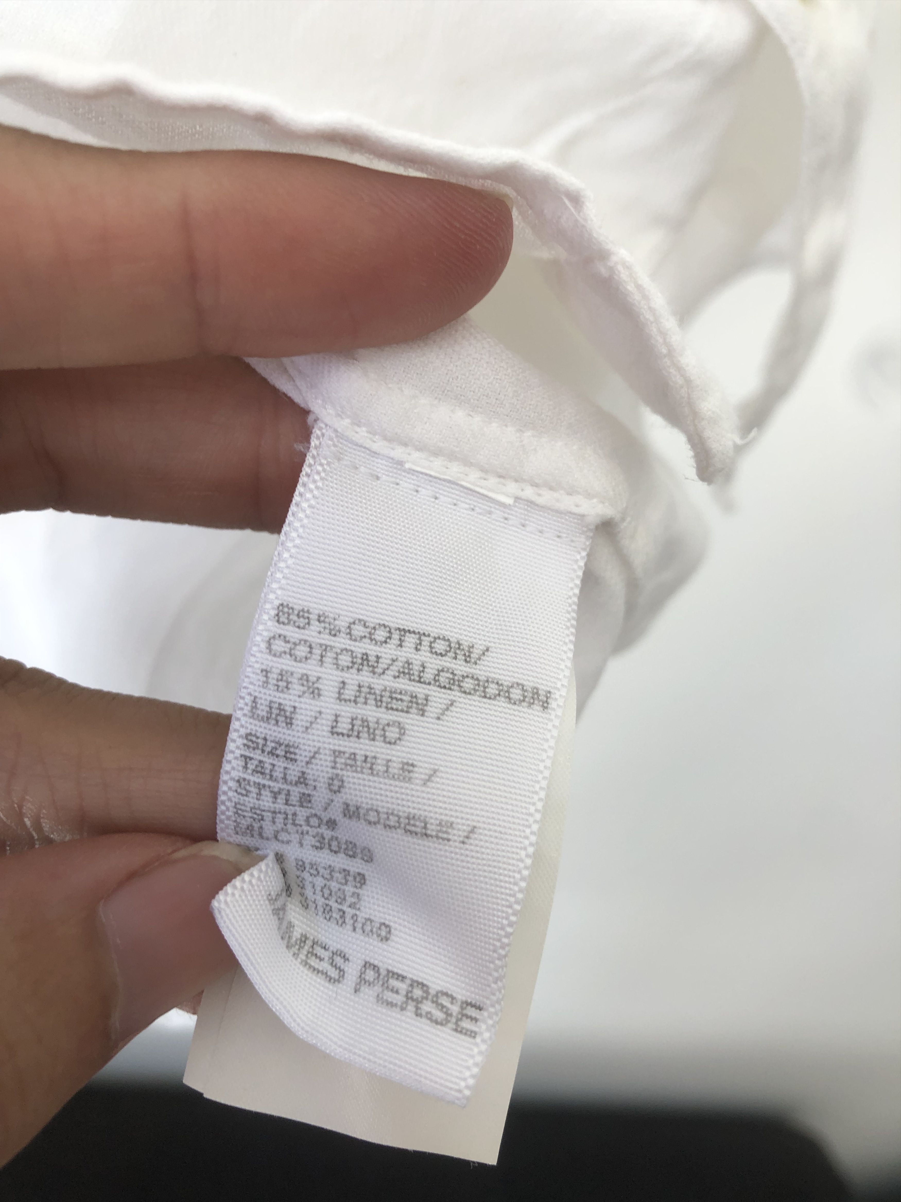 James Perse white linen shirt Size US XS / EU 42 / 0 - 4 Thumbnail