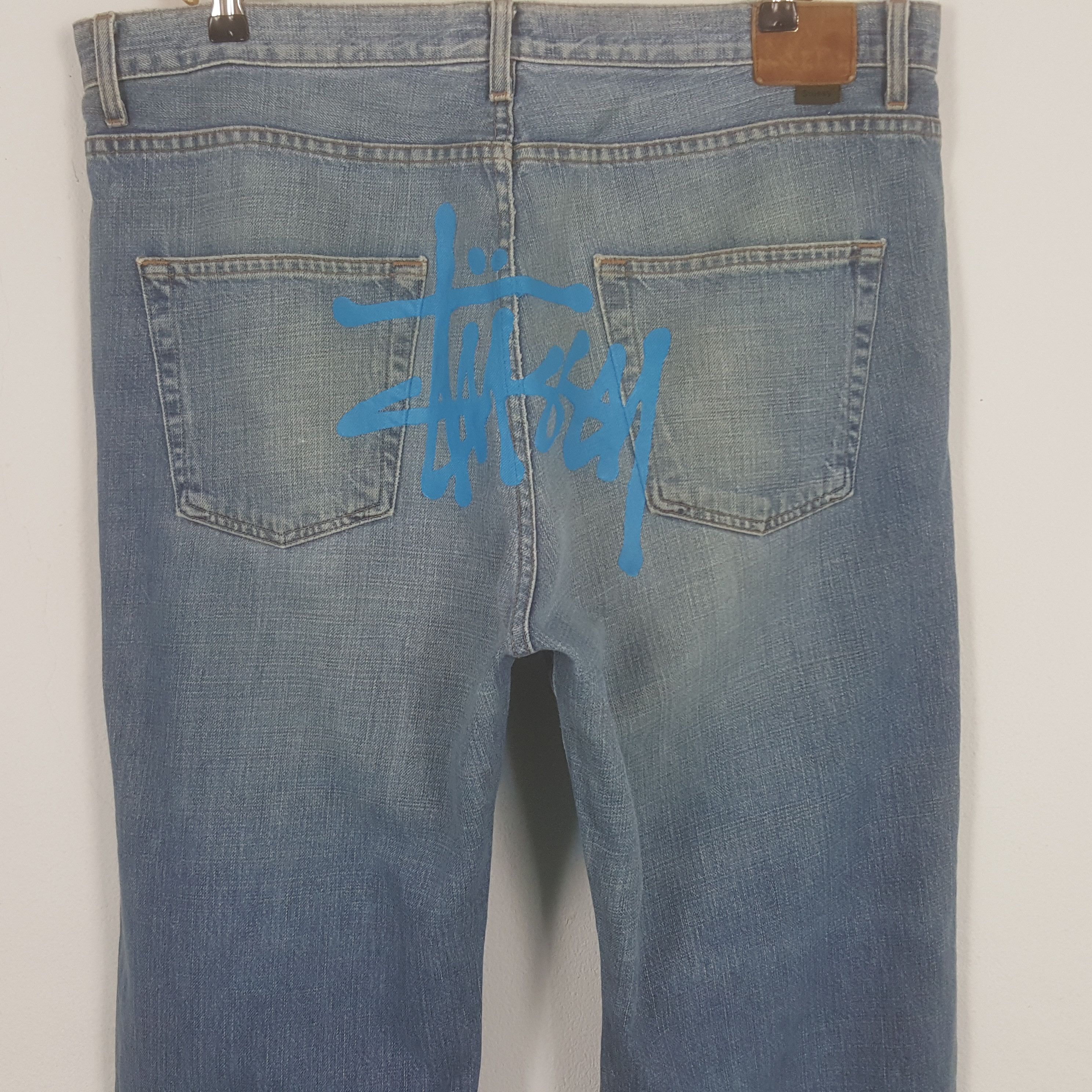 Stussy × Vintage Vintage Stussy American Streetwear Style Denim Jeans Size US 38 / EU 54 - 2 Thumbnail