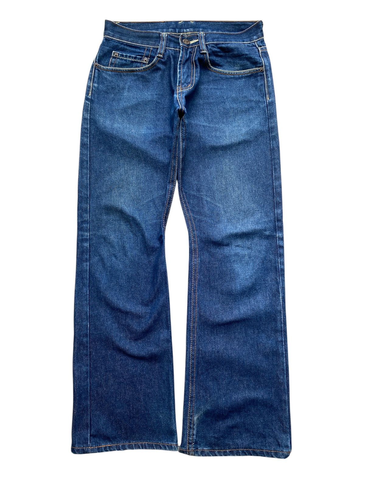 Japanese Brand × Vintage FLARE🔥 japanese brand mighty evisu daicock jeans Size US 30 / EU 46 - 2 Thumbnail