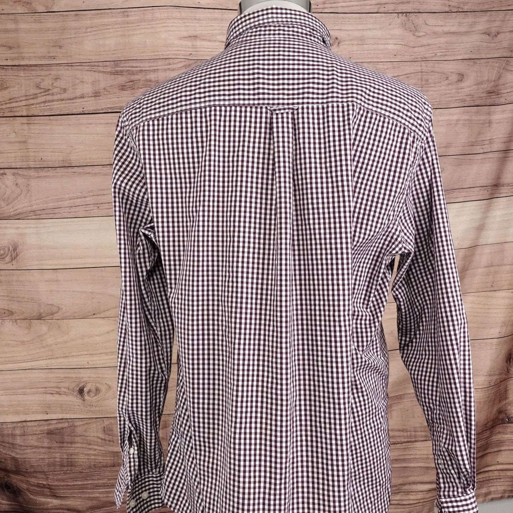 Chaps Chaps Shirt Mens L Check Long Sleeve Button-Up Regular Fit Stretch Embroidered Crest Button-Down Collar Casual Fall Mens Size US L / EU 52-54 / 3 - 4 Thumbnail