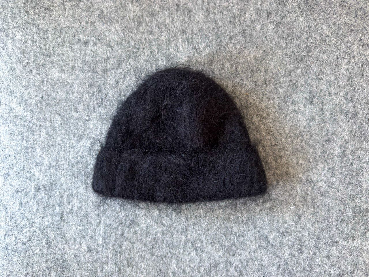 Other Fuzzy Mohair Beanie Wool Blend Winter Hat Size ONE SIZE - 1 Thumbnail