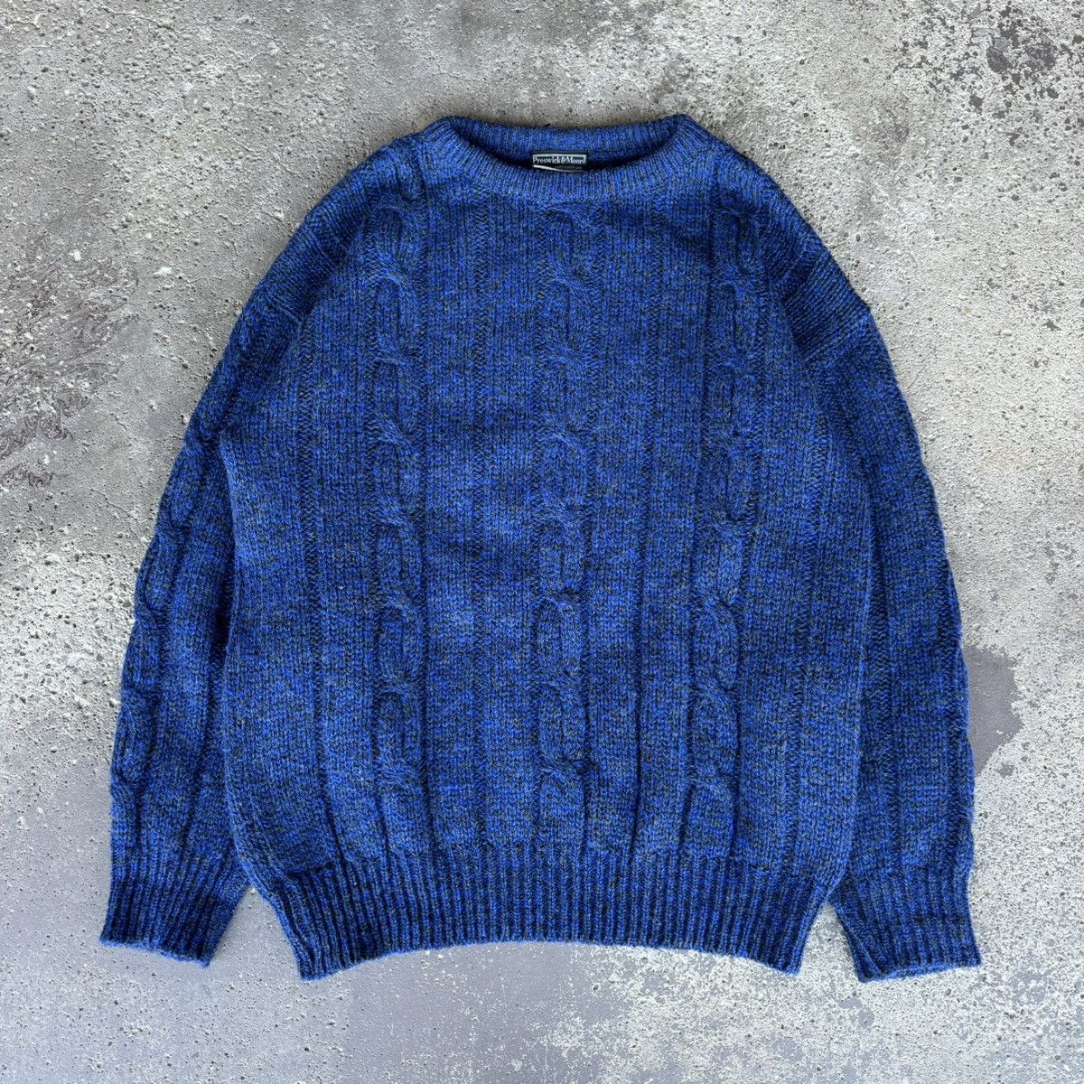 Other VINTAGE PRESWICK & MOORE SHETLAND WOOL SWEATER Size US M / EU 48-50 / 2 - 1 Thumbnail