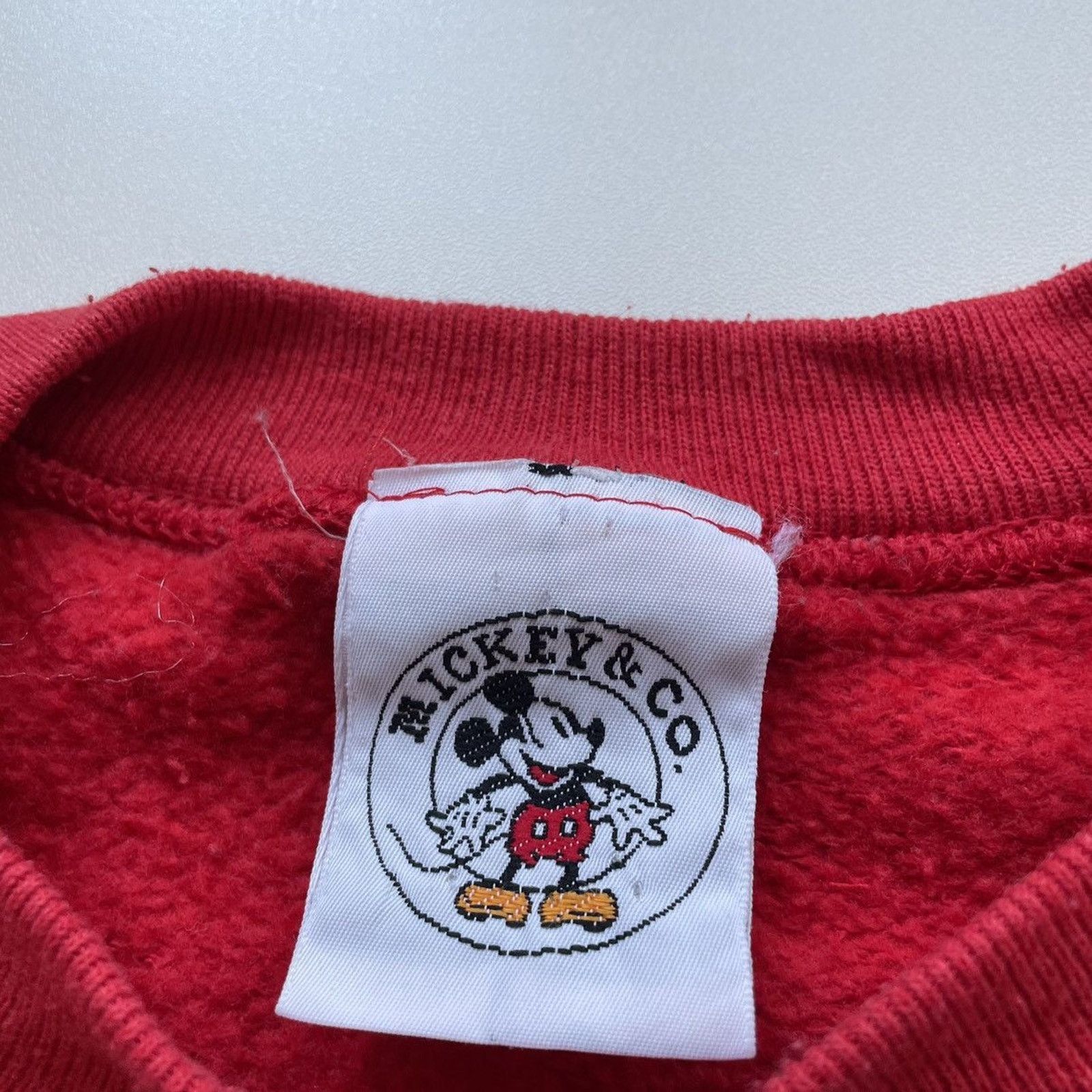 Disney Vintage 90s Mickey Mouse Disney Cartoon Crewneck Small Rare Size US M / EU 48-50 / 2 - 3 Thumbnail
