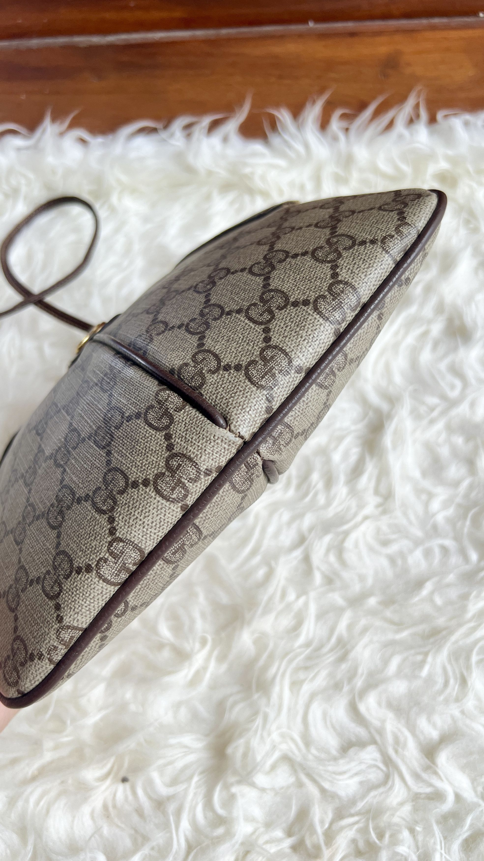 Gucci Auth Gucci GG Monogram Supreme Sherry Web Ophidia Size ONE SIZE - 4 Thumbnail