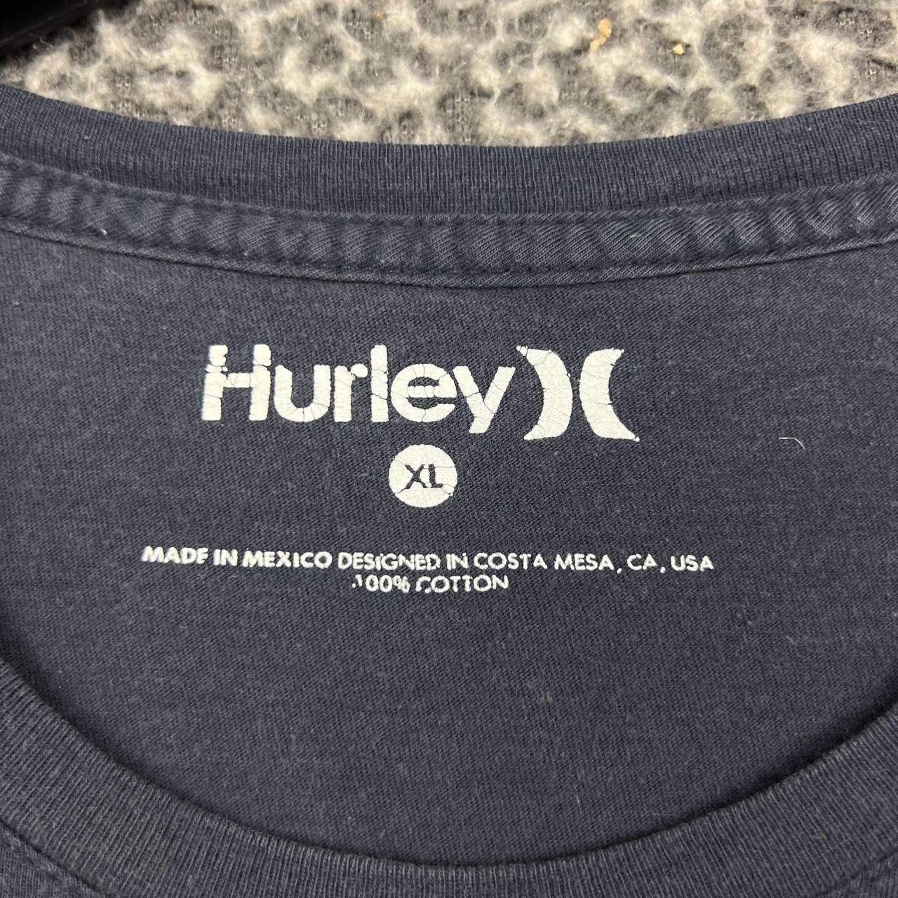Hurley Hurley Shirt Men Extra Large Black Crew Neck Cotton Size US XL / EU 56 / 4 - 2 Thumbnail