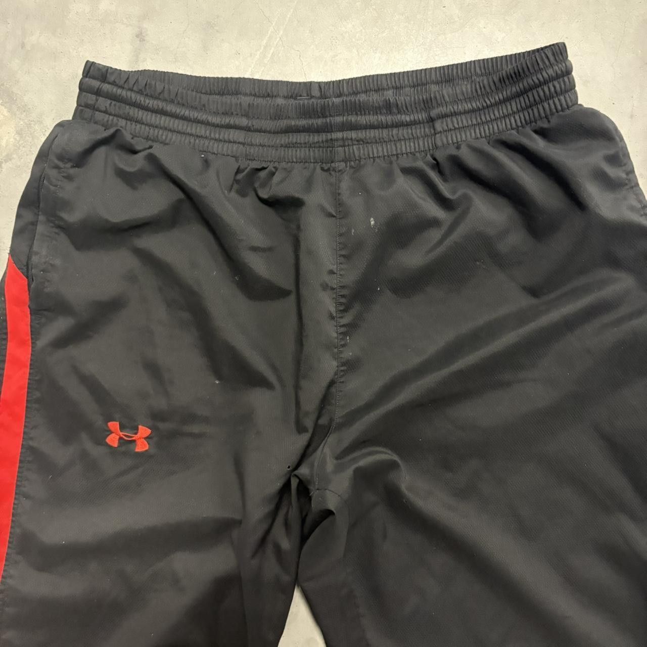 Under Armour Crazy Vintage Y2K/2000s Super Baggy Wideleg Loose Under Armour Black Trackpants! Size US 36 / EU 52 - 3 Thumbnail