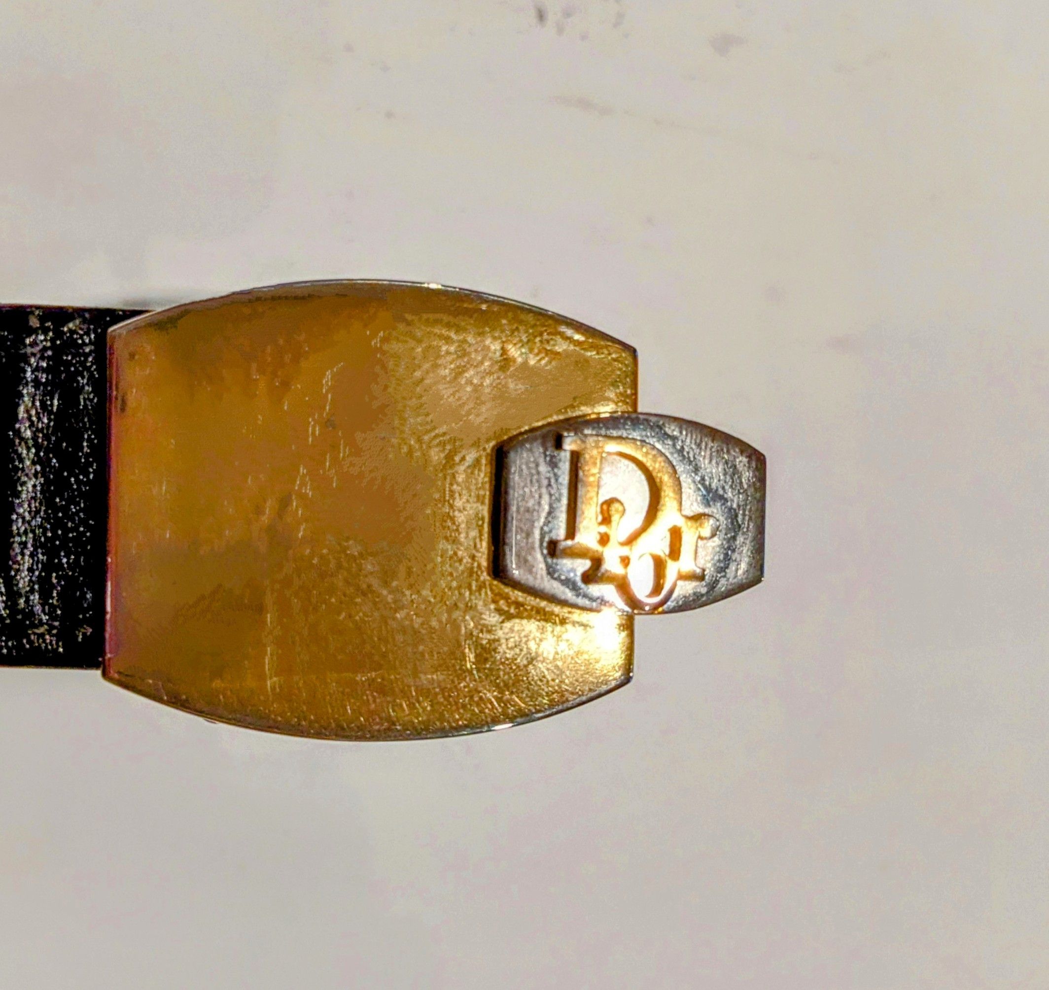 Christian Dior Monsieur Vintage Christian Dior Gold tone Spain Belt Buckle Size ONE SIZE - 3 Thumbnail
