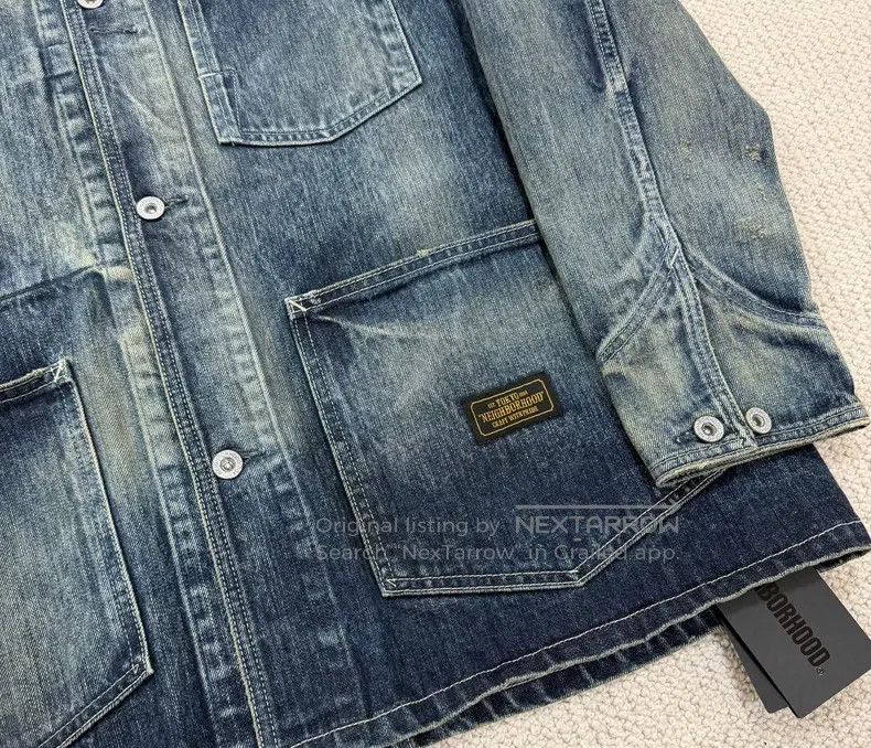 Neighborhood Neighborhood Distressed Washed Denim Jacket Size US M / EU 48-50 / 2 - 4 Thumbnail