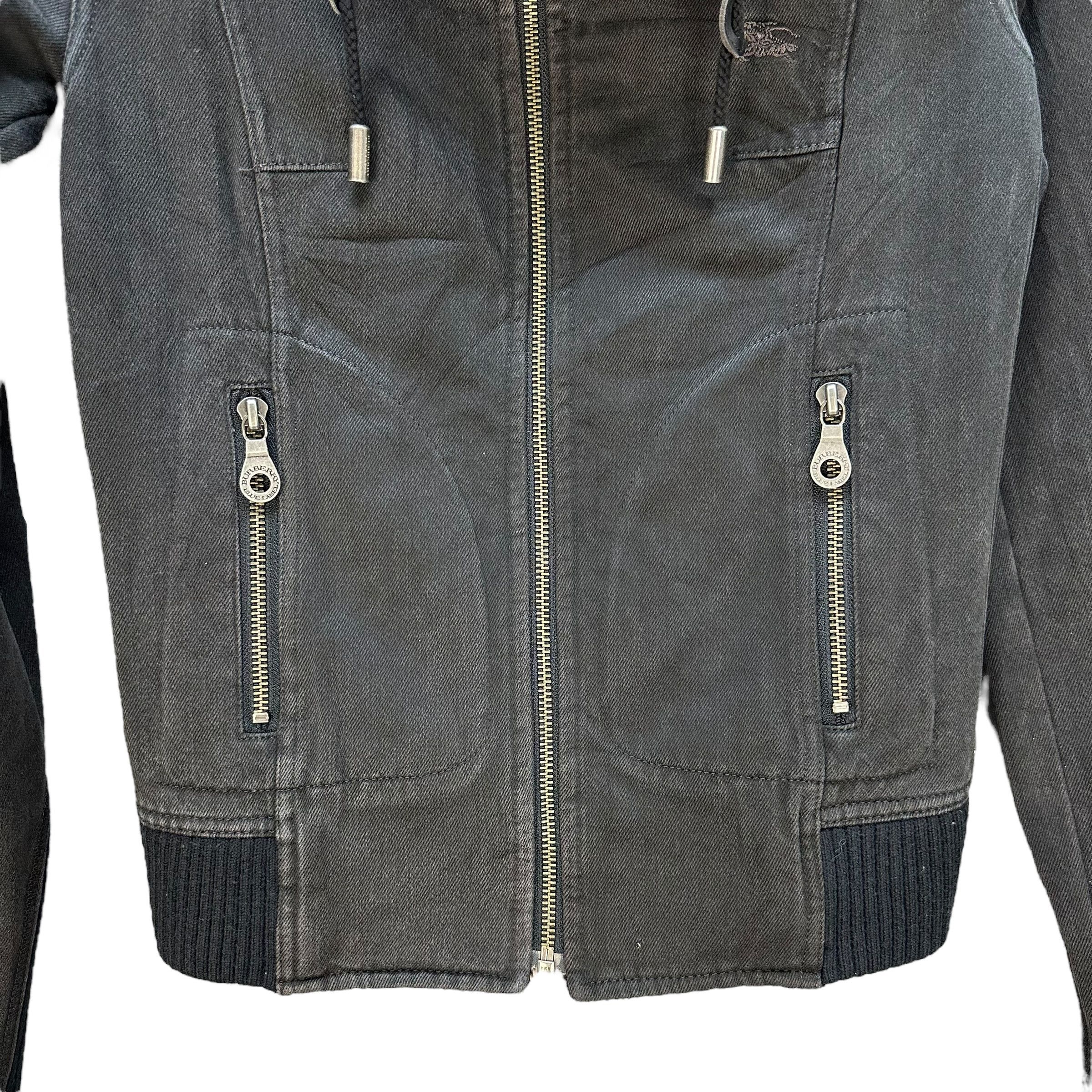 Burberry BURBERRY Embroidery Small Logo Hooded Jacket #012-1422 Size XXS / US 00 / IT 34 - 3 Thumbnail