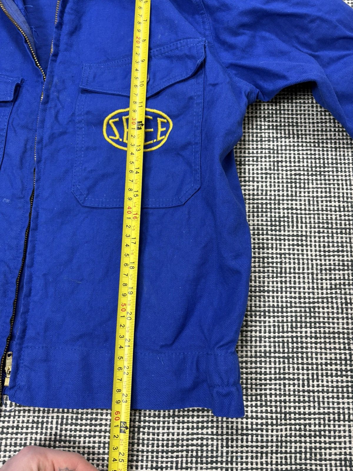 Other 70s Vintage German Cropped Cyclist Utility Work Jacket Size US S / EU 44-46 / 1 - 6 Thumbnail