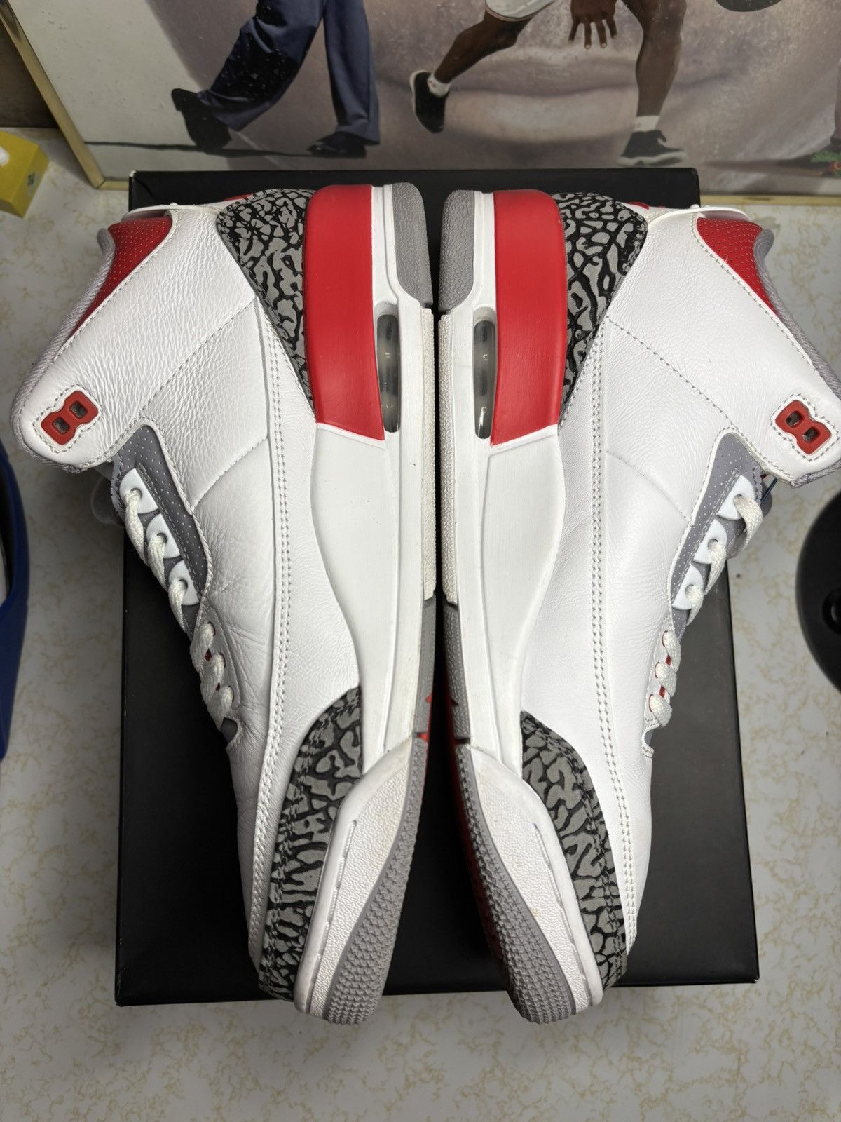 Jordan Brand Air Jordan 3 Retro Fire red Size US 10.5 / EU 43-44 - 3 Thumbnail