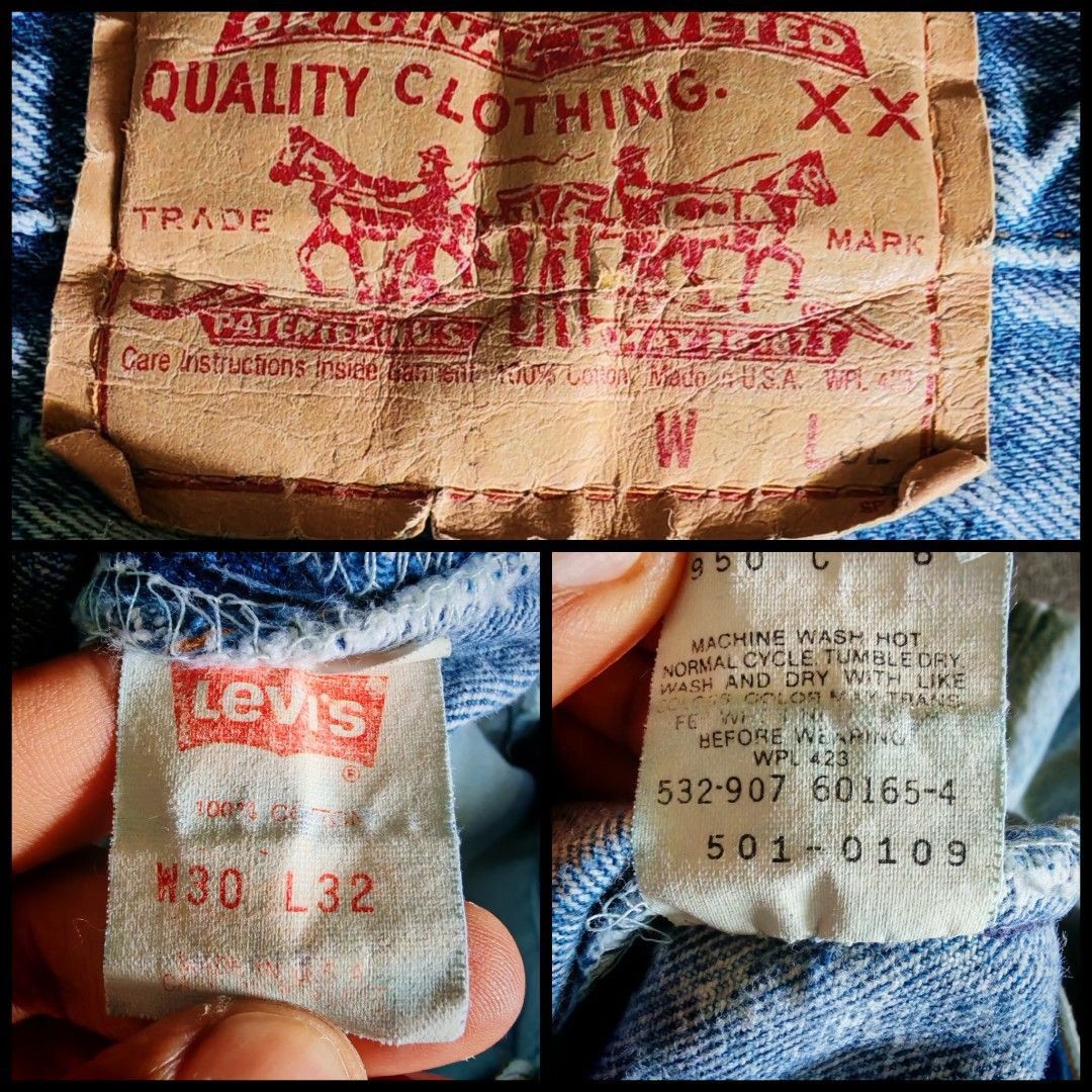 Vintage 80’s Levi’s 501 Acid Wash