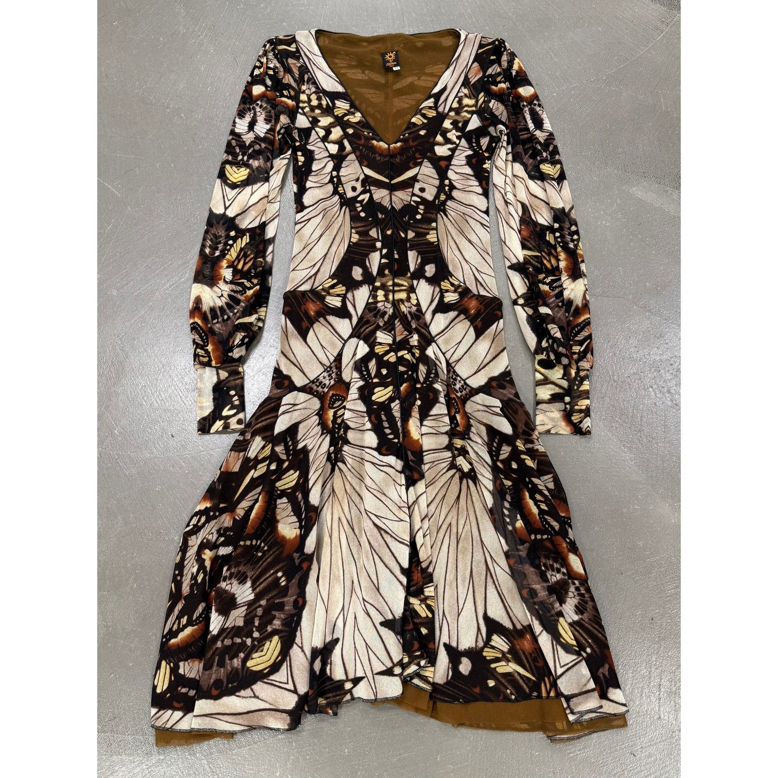 Jean Paul Gaultier S/S2003 Jean Paul Gaultier butterfly midi dress Size M / US 6-8 / IT 42-44 - 1 Thumbnail