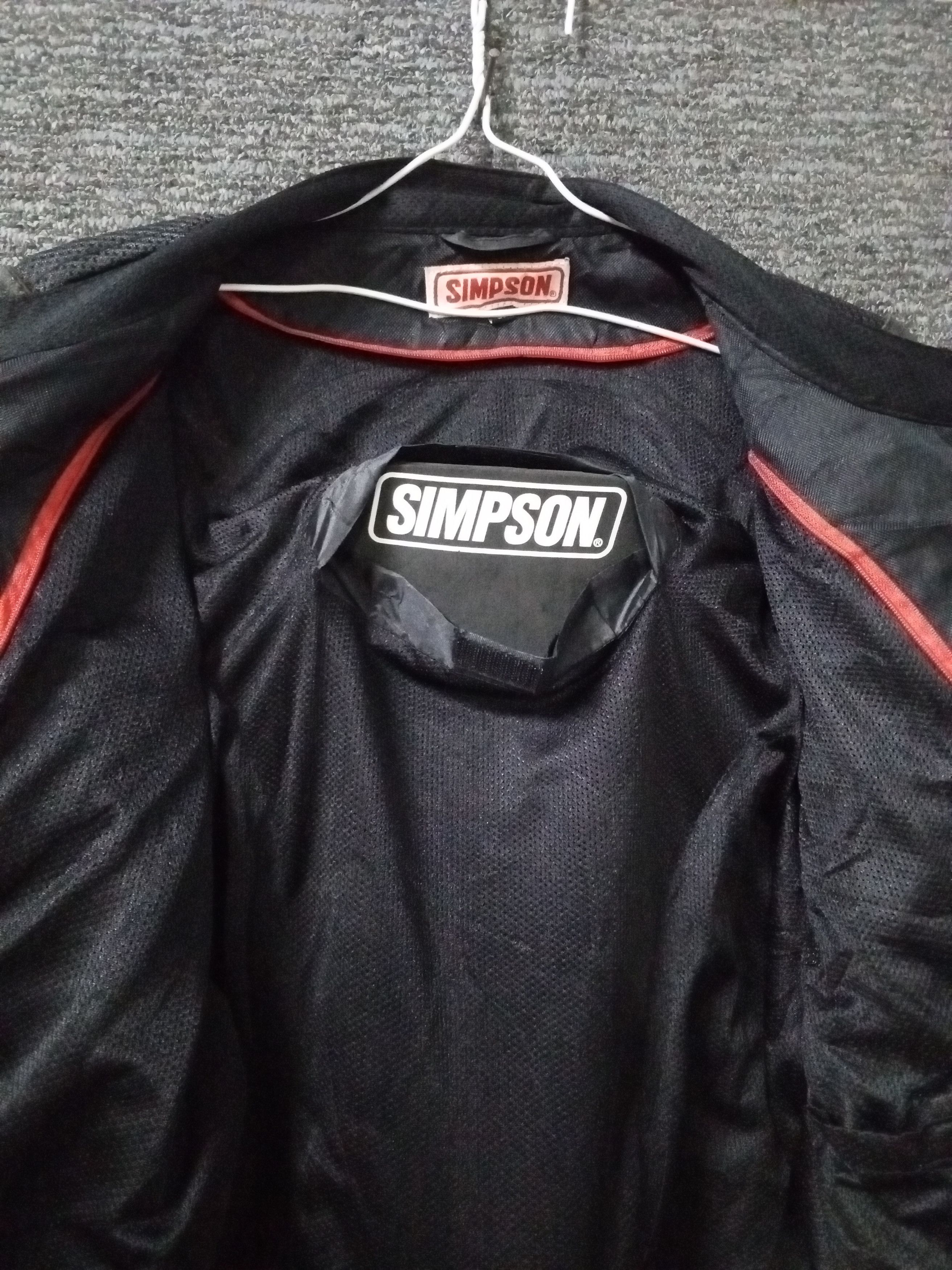 Other SIMPSON RACING JACKET MOTORCYCLE RARE Size US L / EU 52-54 / 3 - 11 Thumbnail