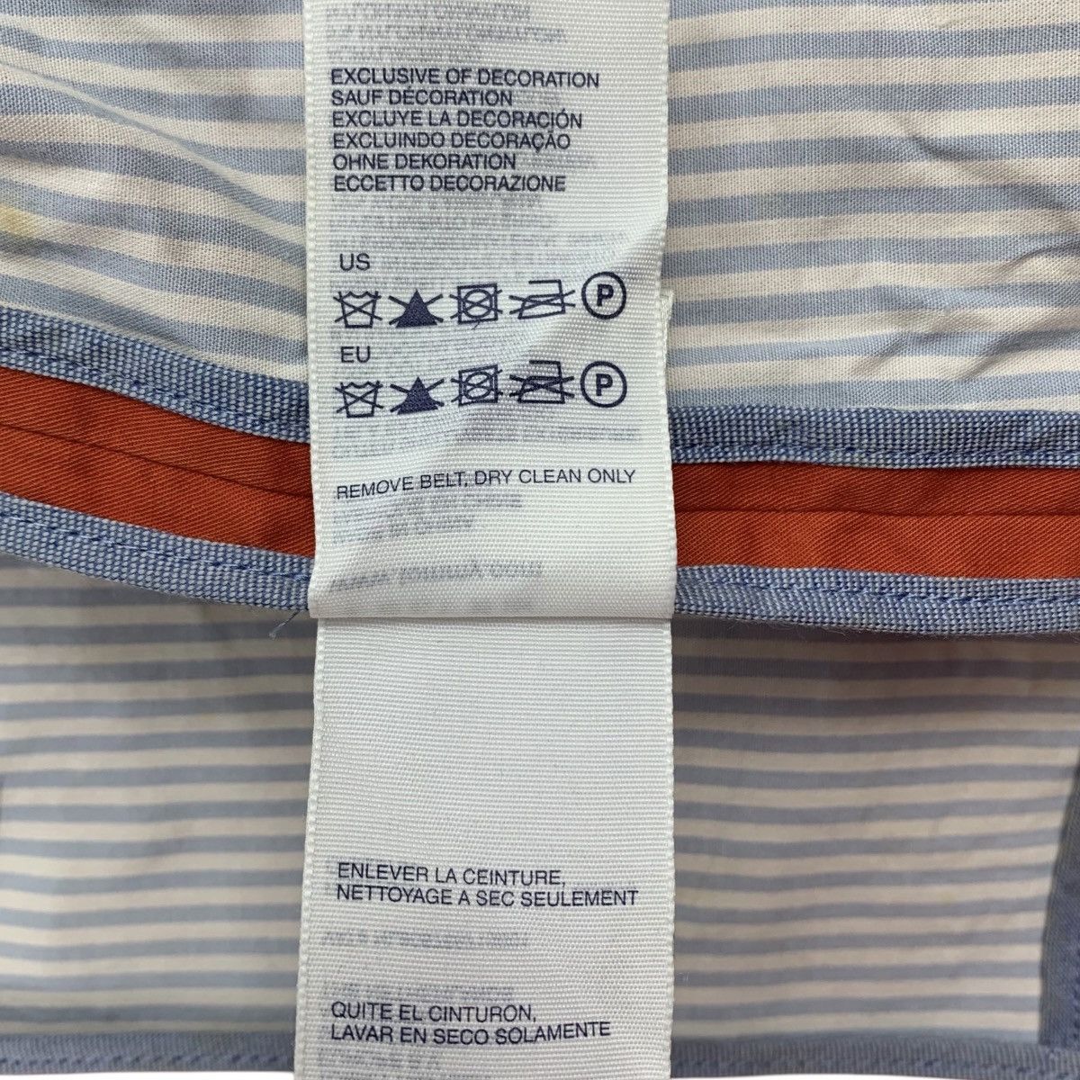 Tommy Hilfiger TOMMY HILFIGER Orange Long Trench Coat Parka Jacket Size M / US 6-8 / IT 42-44 - 11 Thumbnail