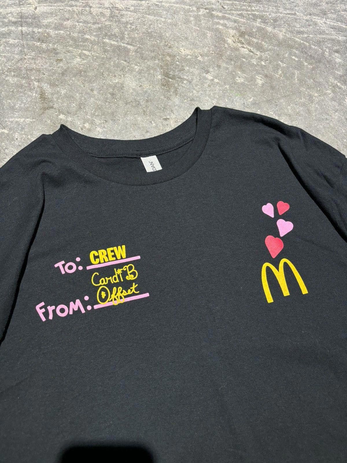 Other [NEW] Cardi B x McDonald’s Staff Tee Size US XL / EU 56 / 4 - 3 Thumbnail