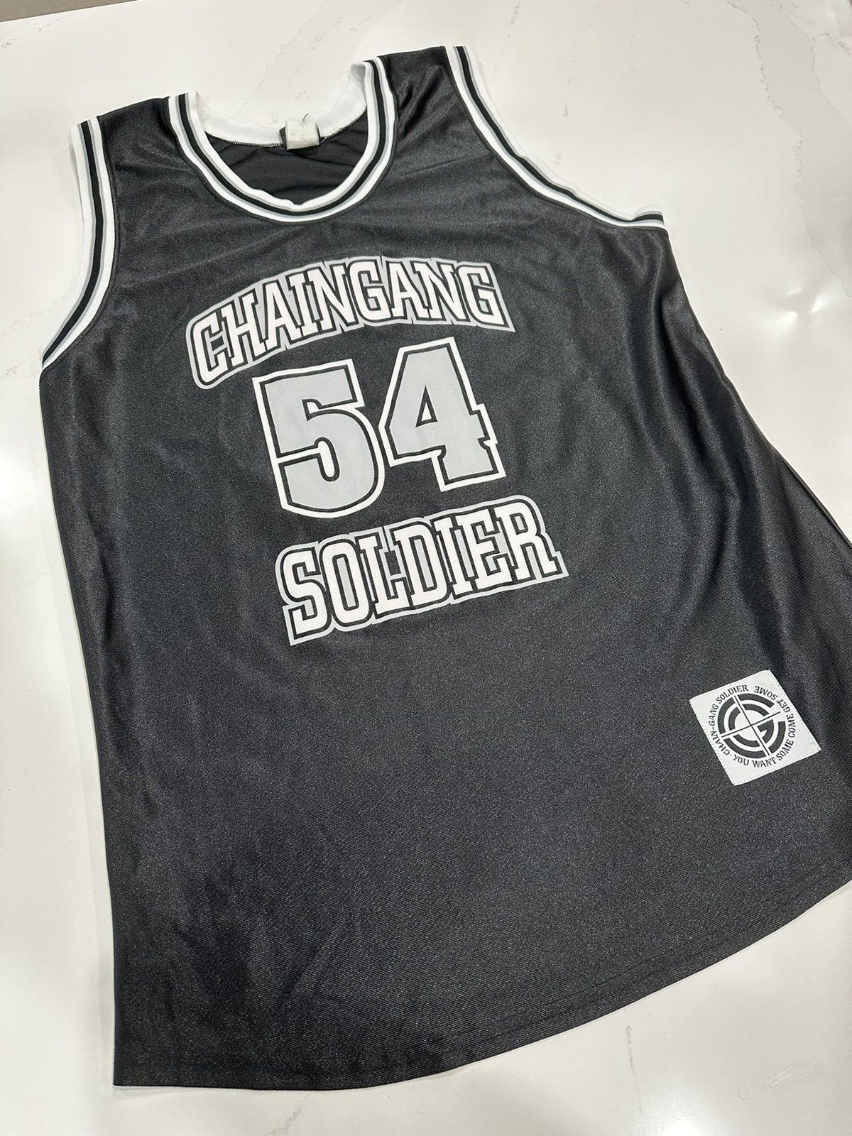 2004 WWE John Cena Basketball Jersey Chaingang Soldier