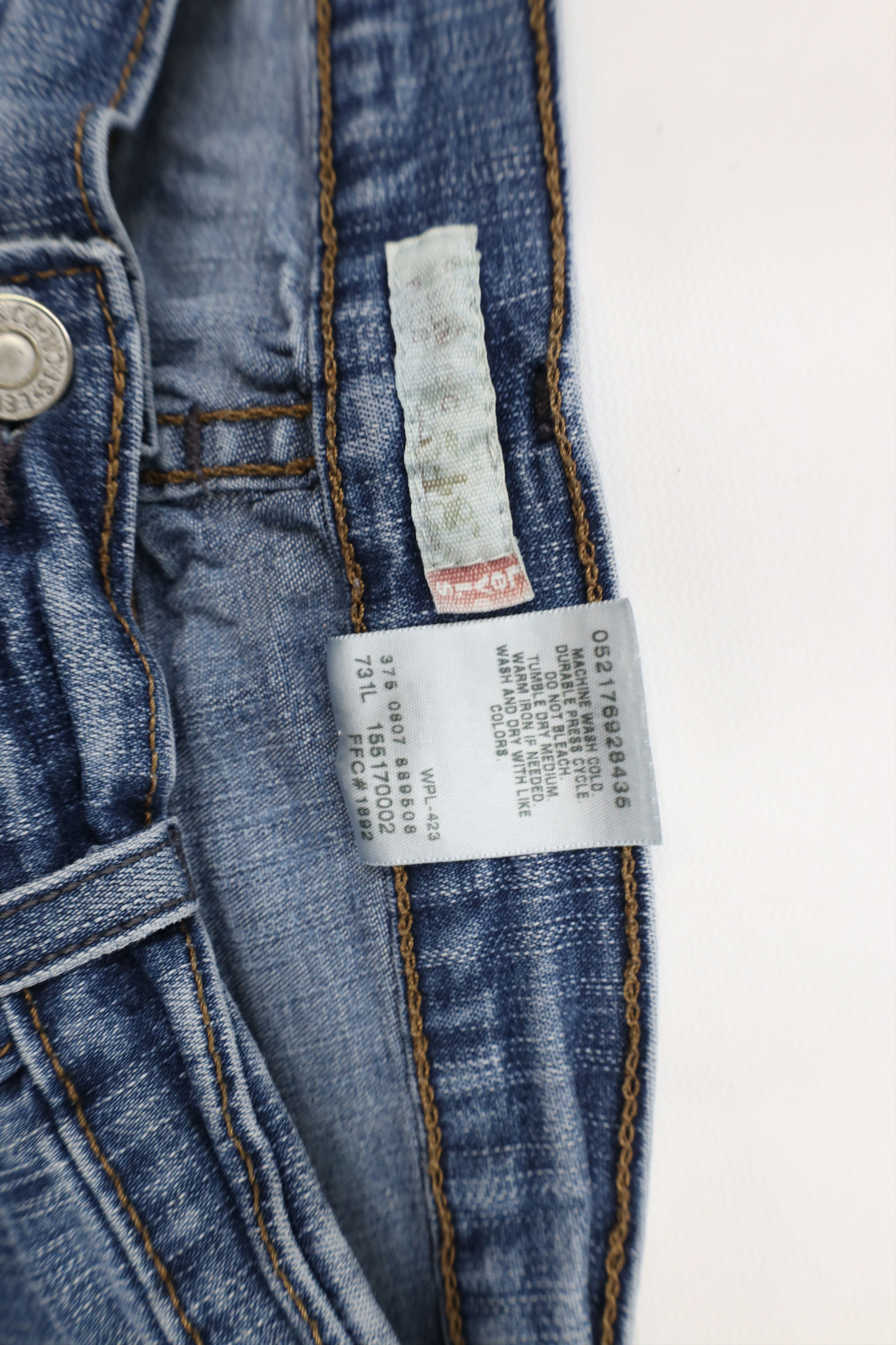 Levi's × Vintage Vintage Y2K Levis Flared Wide Leg Denim Jeans Babydoll Size 30" / US 8 / IT 44 - 8 Thumbnail