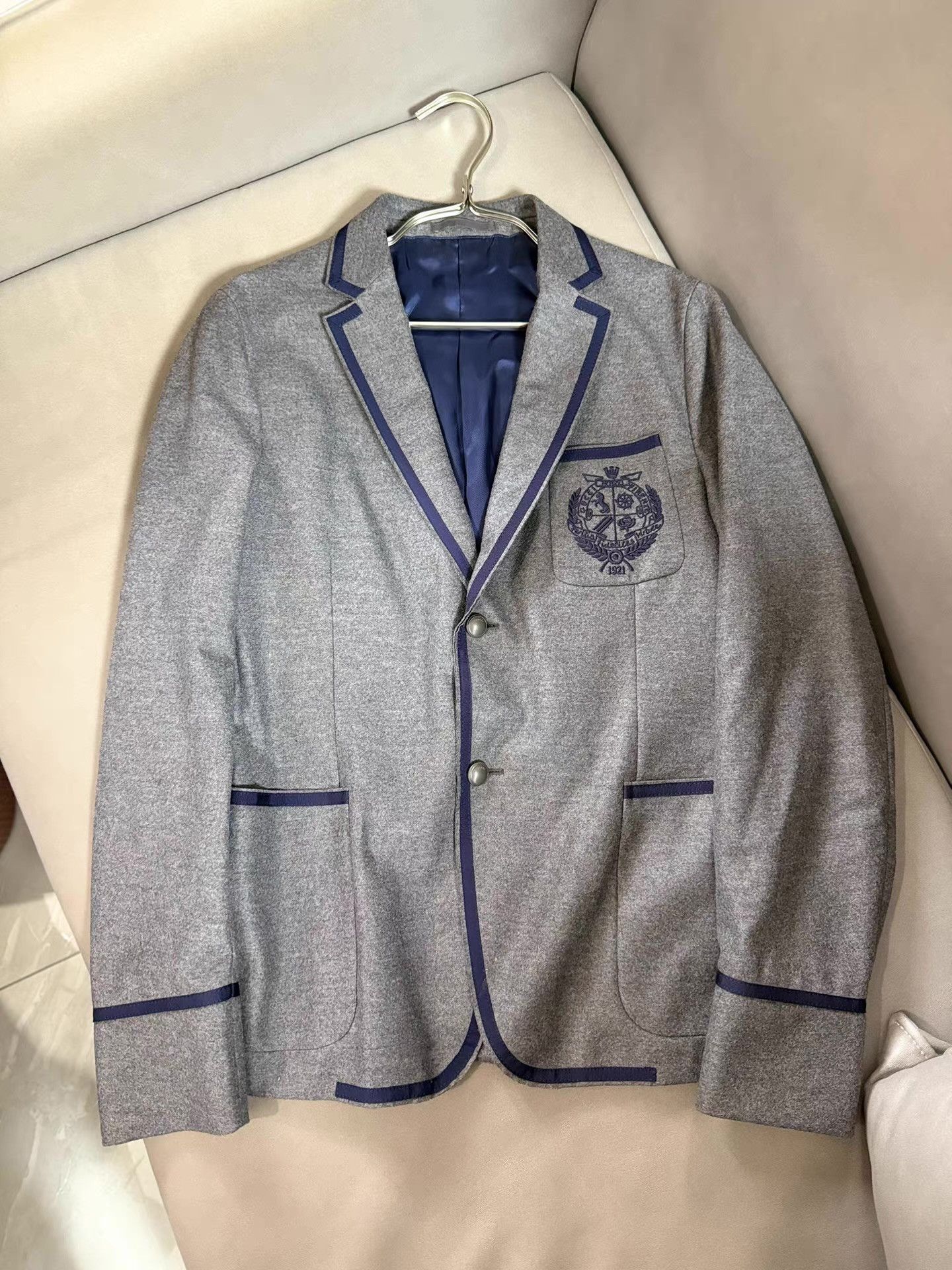 Gucci GUCCI Men's 23 Spring Solid Color Lapel Single-breasted Ｑ20 Size 48R - 1 Thumbnail