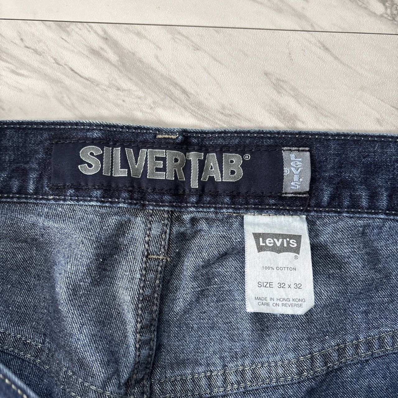 Levi's Vintage Levis Silver Tab Carpenter Baggy Jeans Size US 32 / EU 48 - 2 Thumbnail