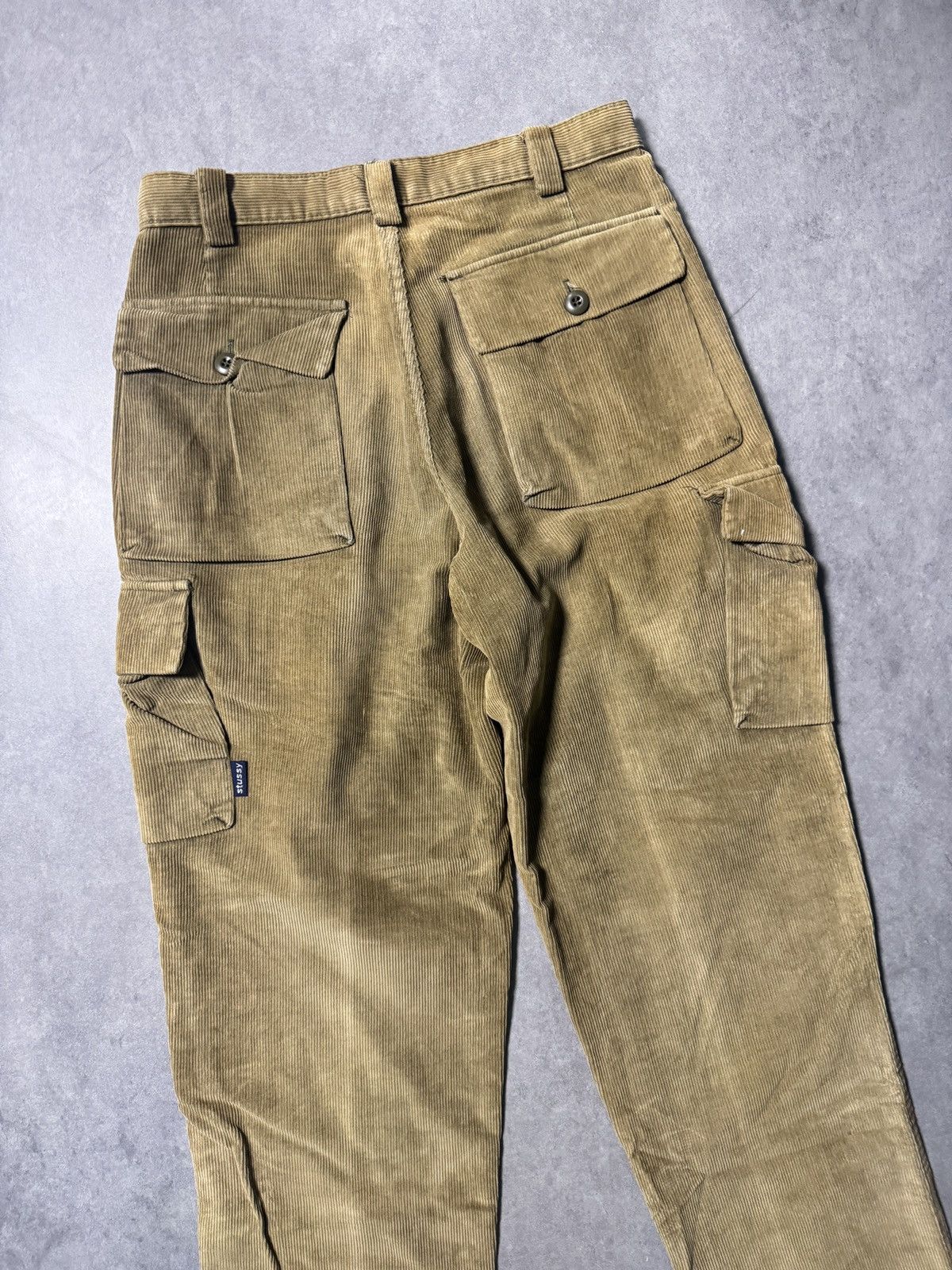 Stussy Vintage Rare Stussy Corduroy Cargo Pants Skate Size US 31 - 7 Thumbnail