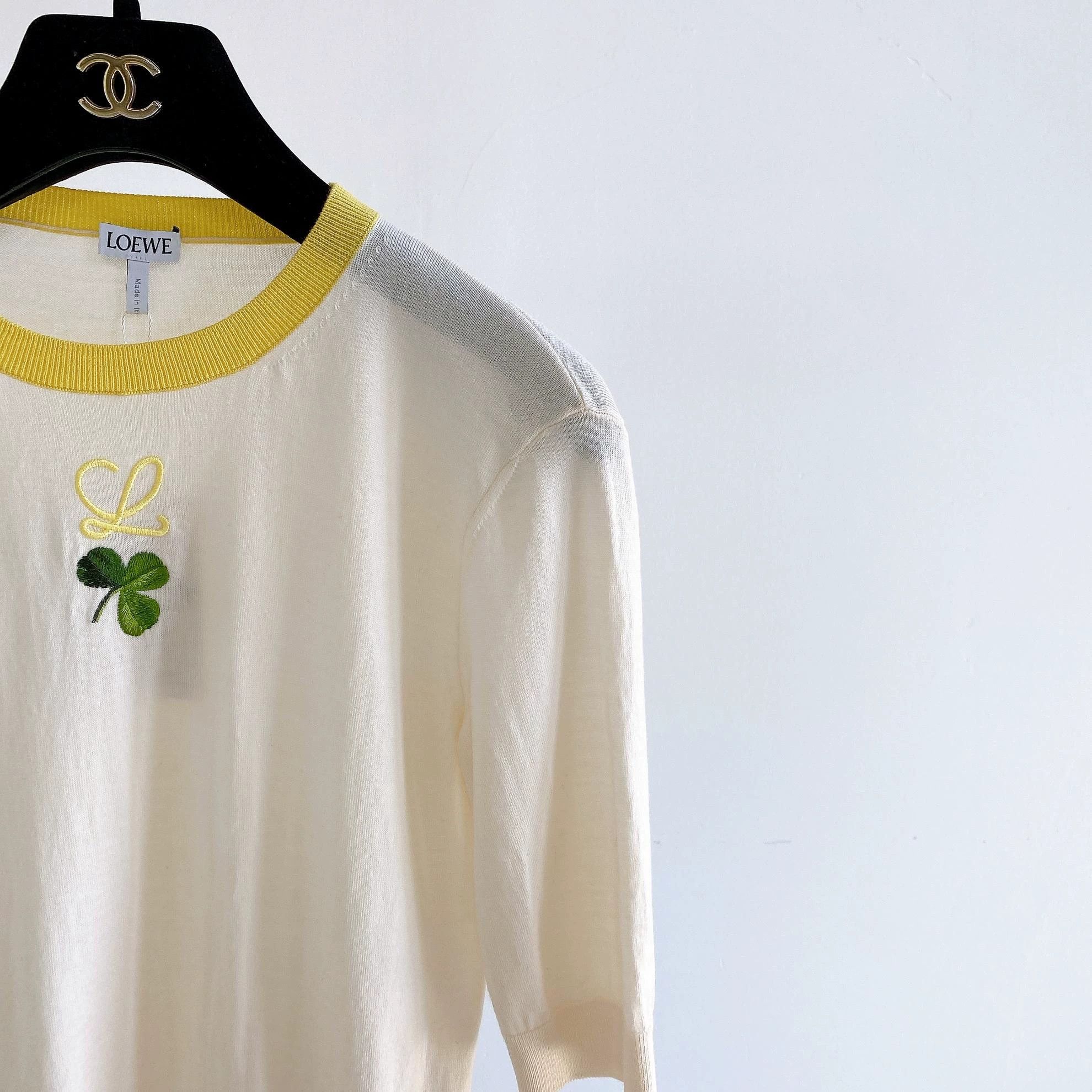 Loewe Loewe colorblocked knit T-shirt XS Size XS / US 0-2 / IT 36-38 - 5 Thumbnail