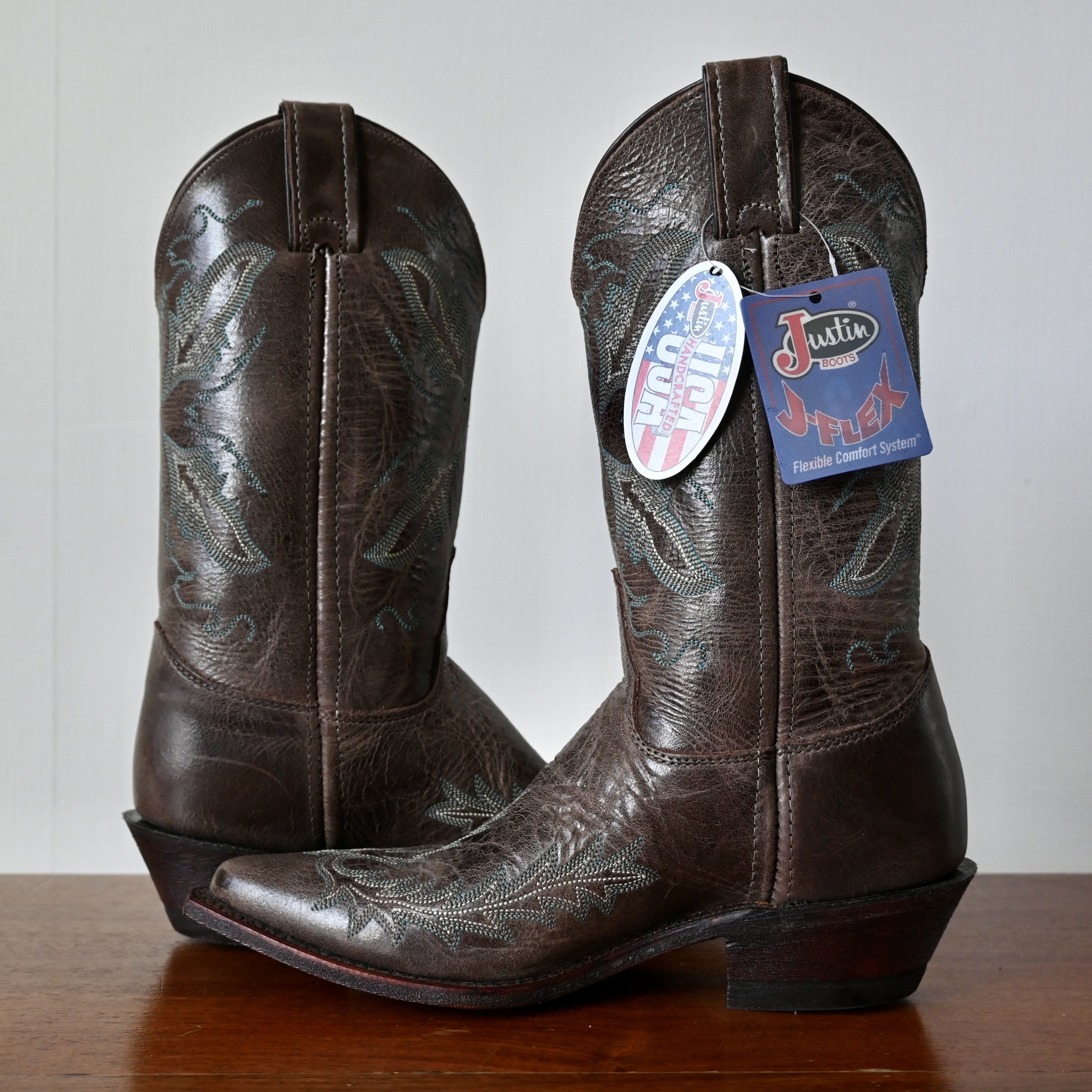 Justin Boots Justin Boots BRL106 Bent Rail Western Boot, ladies 7.5B Size US 7.5 / IT 37.5 - 2 Thumbnail