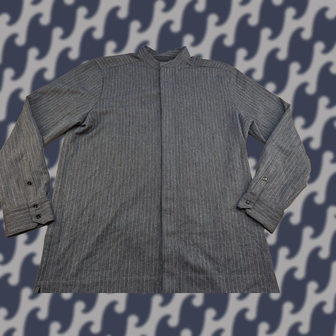 Tom Wood Tom Wood Mens Button-Up Robby Shirt XL Gray Long Sleeves Button-Down Collared Casual Shirt Ethnic? Size US XL / EU 56 / 4 - 1 Thumbnail