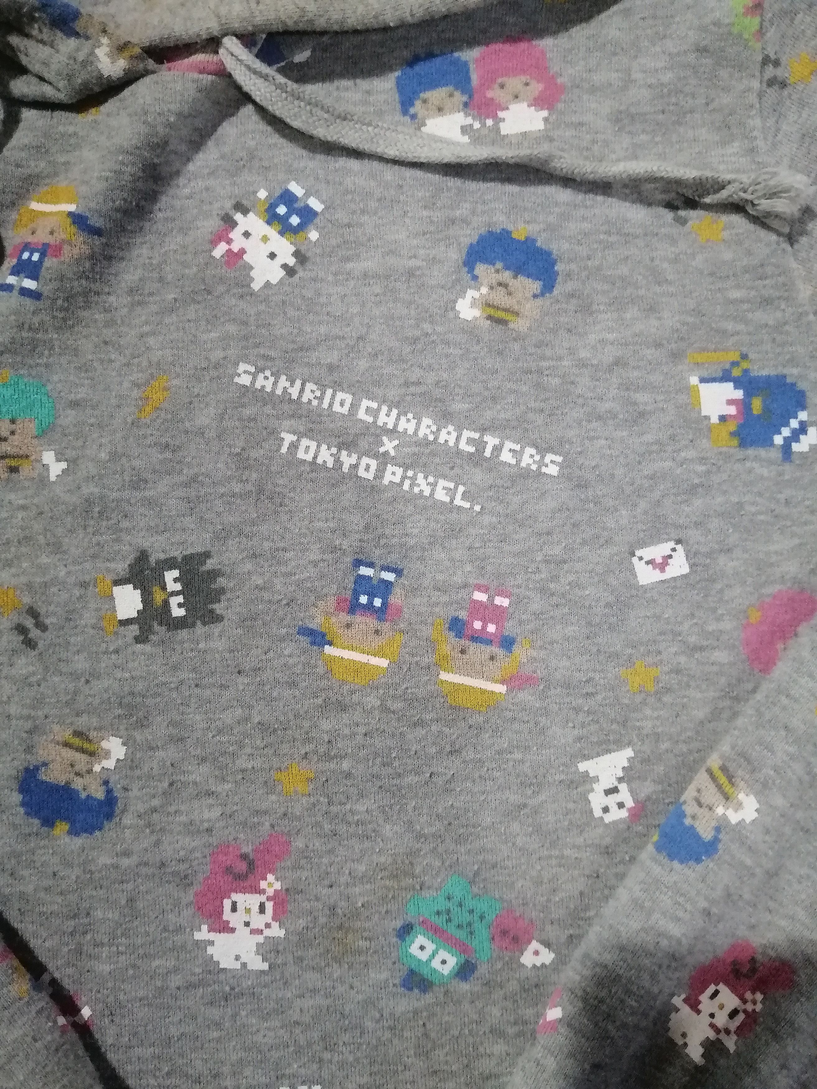 Designer × Japanese Brand Vintage Sanrio Characters X Tokyo Pixel Hoodie Sweater Size US L / EU 52-54 / 3 - 4 Thumbnail