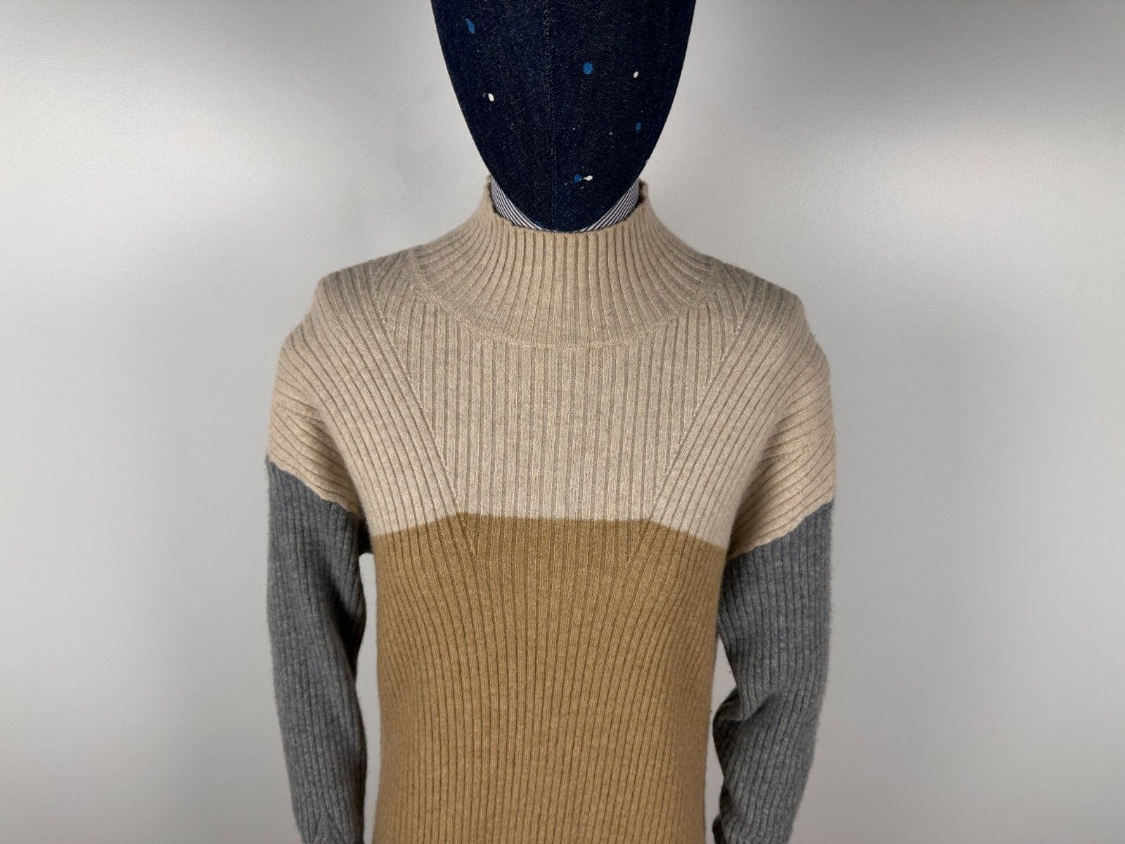 Other M&S Autograph 100% Pure Cashmere Block Jumper Size M Size M / US 6-8 / IT 42-44 - 2 Thumbnail