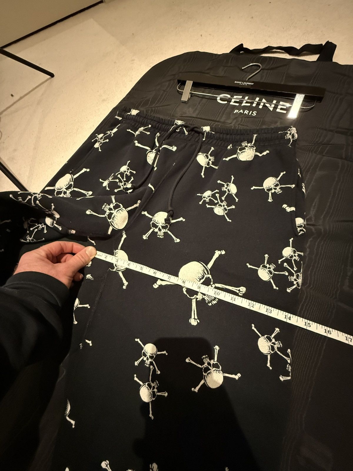 Saint Michael Saint Mxxxxxx skull black logo joggers sweatpants Michael L Size US 34 / EU 50 - 8 Thumbnail