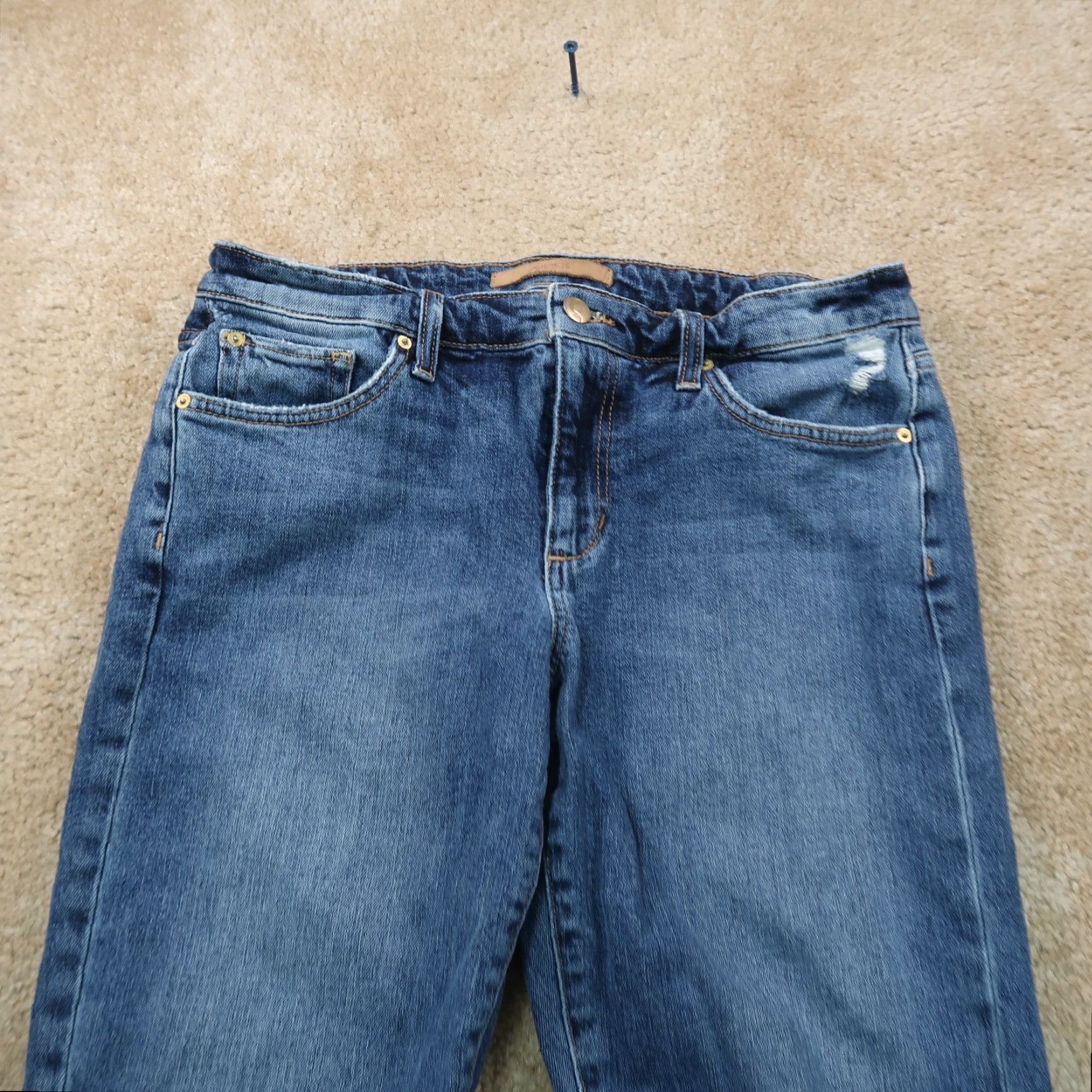 Vintage Joes Jeans The Smith Mid Crop Jeans Women's 28 Blue Stretch Denim Slim 5-Pocket Design Cropped Modern Classic Size 28" / US 6 / IT 42 - 3 Thumbnail