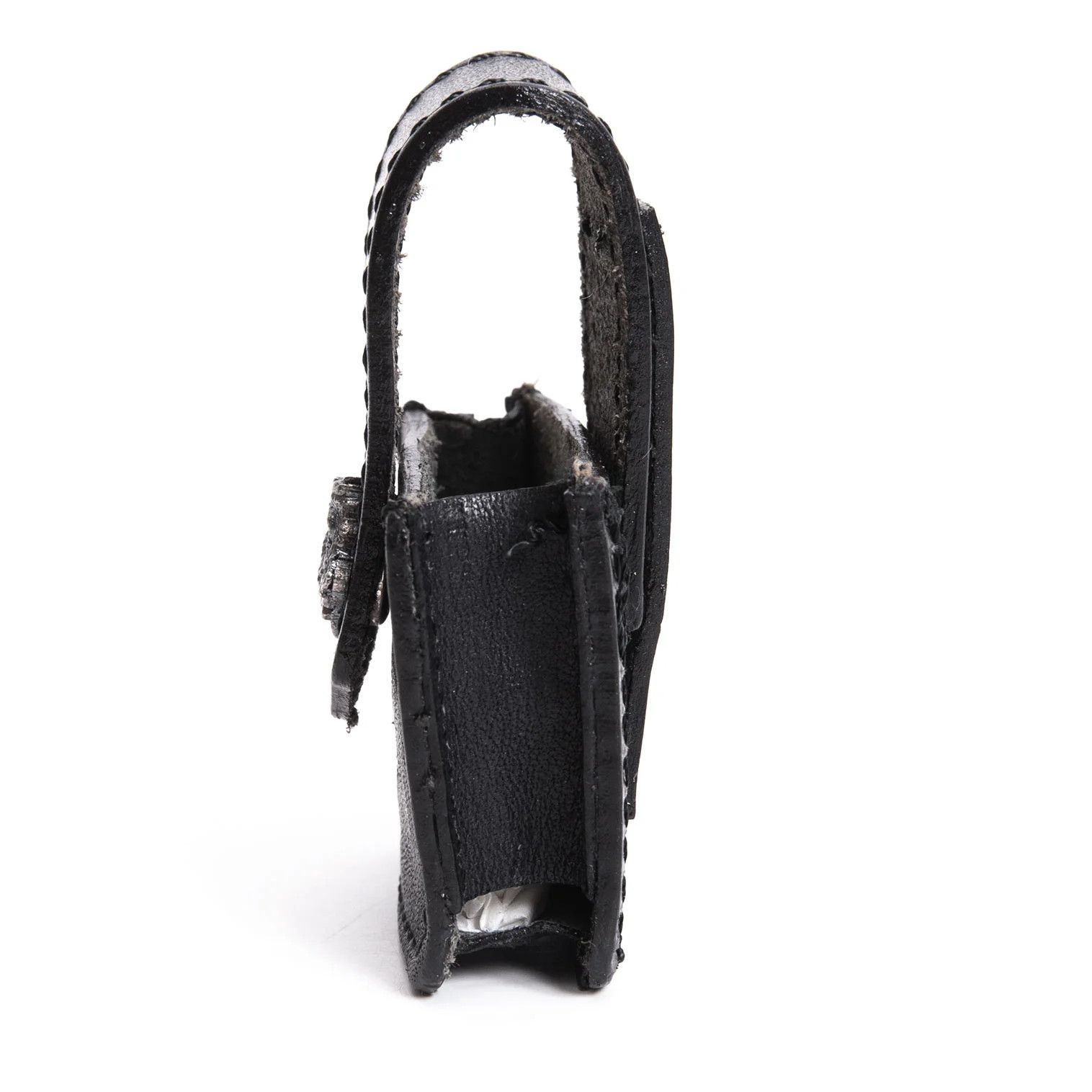 Jean Paul Gaultier Dragon Button Leather Zip Case Black Size ONE SIZE - 2 Thumbnail