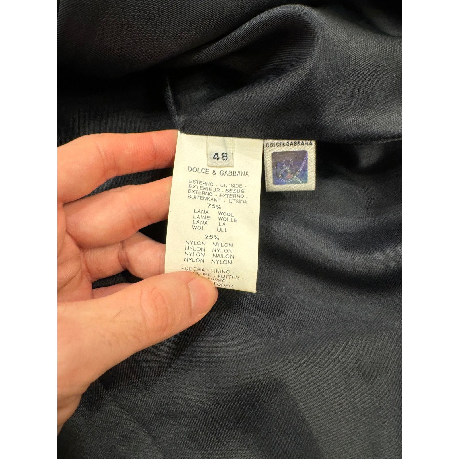 Dolce & Gabbana 2000s Dolce Gabbana double breasted wool coat Size US M / EU 48-50 / 2 - 9 Thumbnail