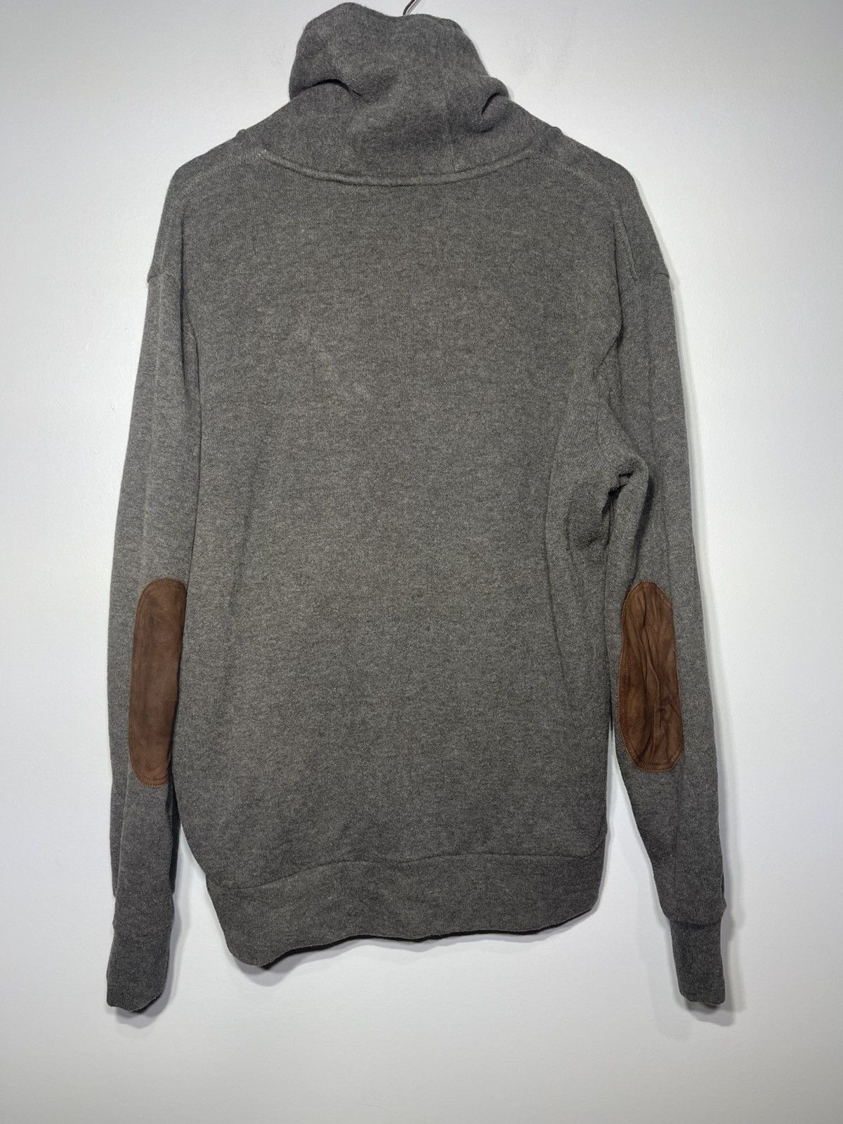 Polo Ralph Lauren Polo Ralph Lauren Men’s Sz L Gray Elbow Patch Shawl Collar Size US L / EU 52-54 / 3 - 4 Thumbnail
