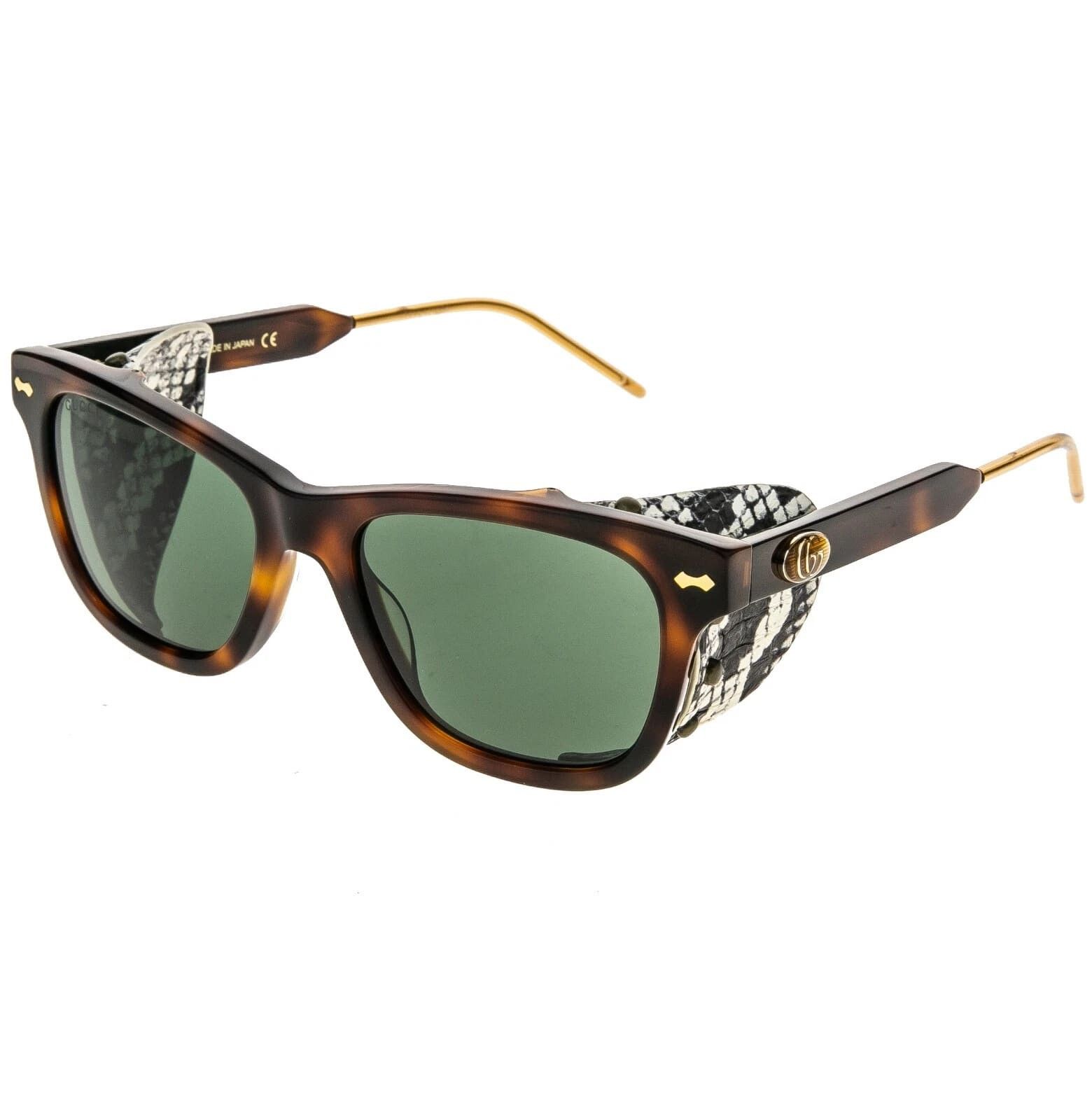Gucci GUCCI GG0671S Guilloché 0671 Brown Blinker Sunglasses 002 Size ONE SIZE - 9 Thumbnail