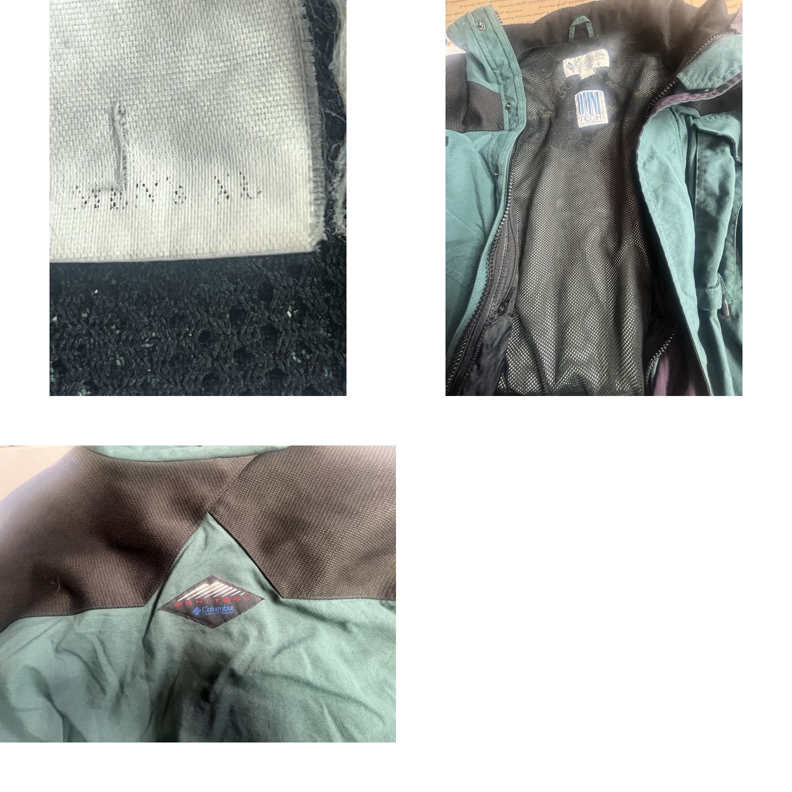 Vintage Columbia Omni Tech Jacket Wind Breaker Waterproof Nylon Men XL-XXL Green 3-in-1 Omni-Tech See Pics Size US XL / EU 56 / 4 - 8 Thumbnail