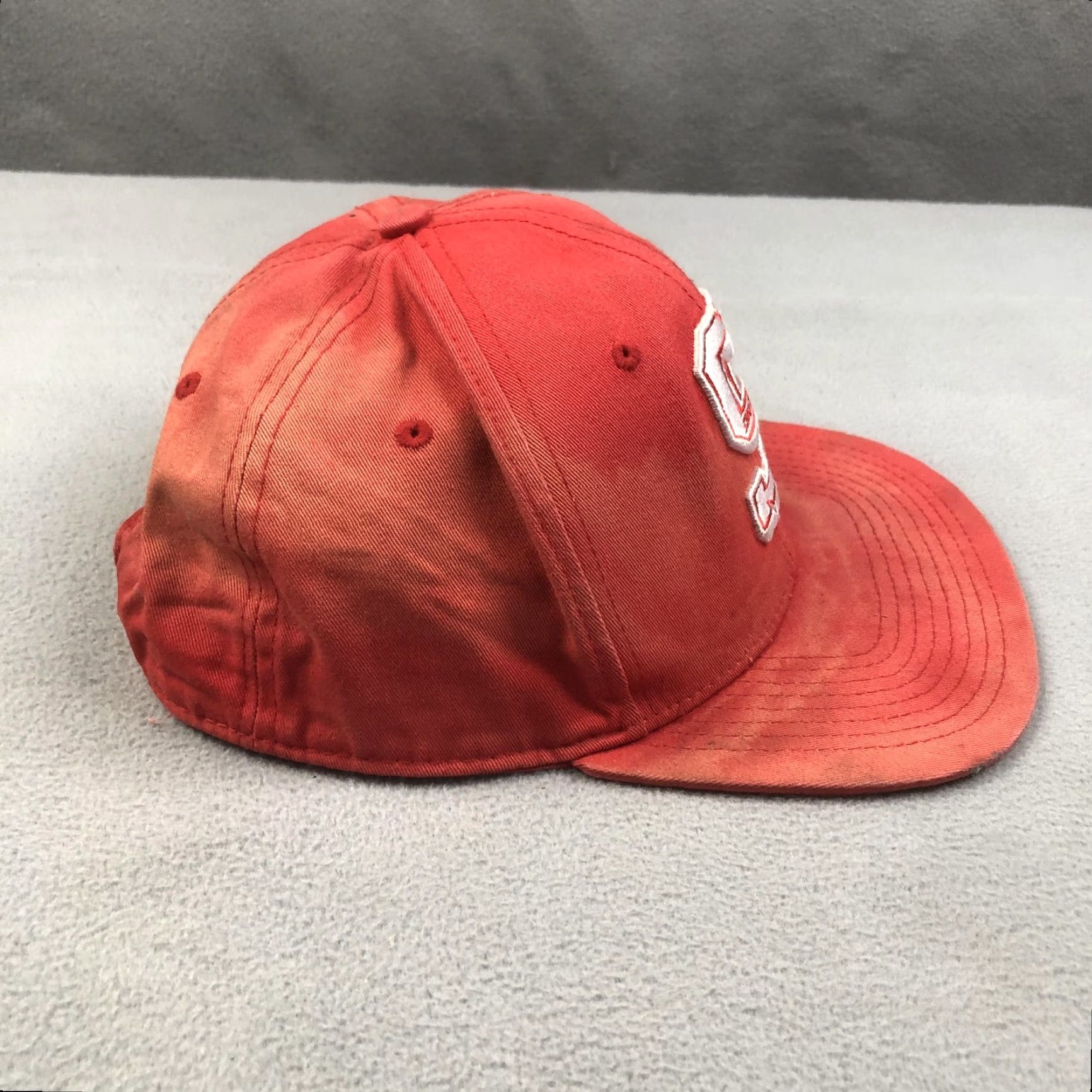 Starter VINTAGE Starter Hat Snap Back Baseball Cap One Size Red Embroidered S Logo Men's Cap Size ONE SIZE - 5 Thumbnail