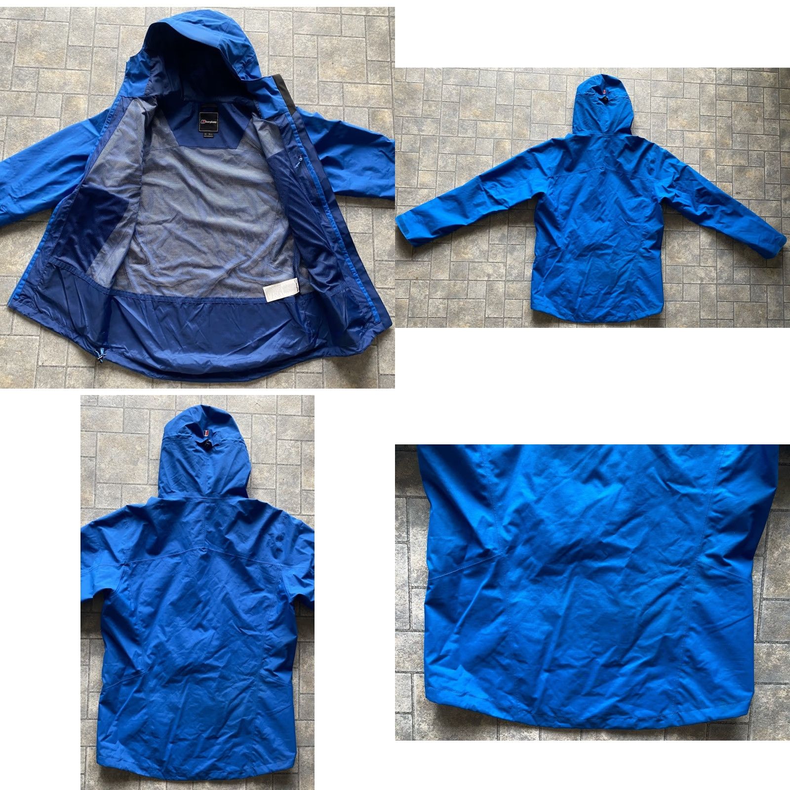 Berghaus Berghaus Jacket Blue Men’s Large L Regular Hooded Pockets Gore Tex Flaws Wear Size US L / EU 52-54 / 3 - 10 Thumbnail