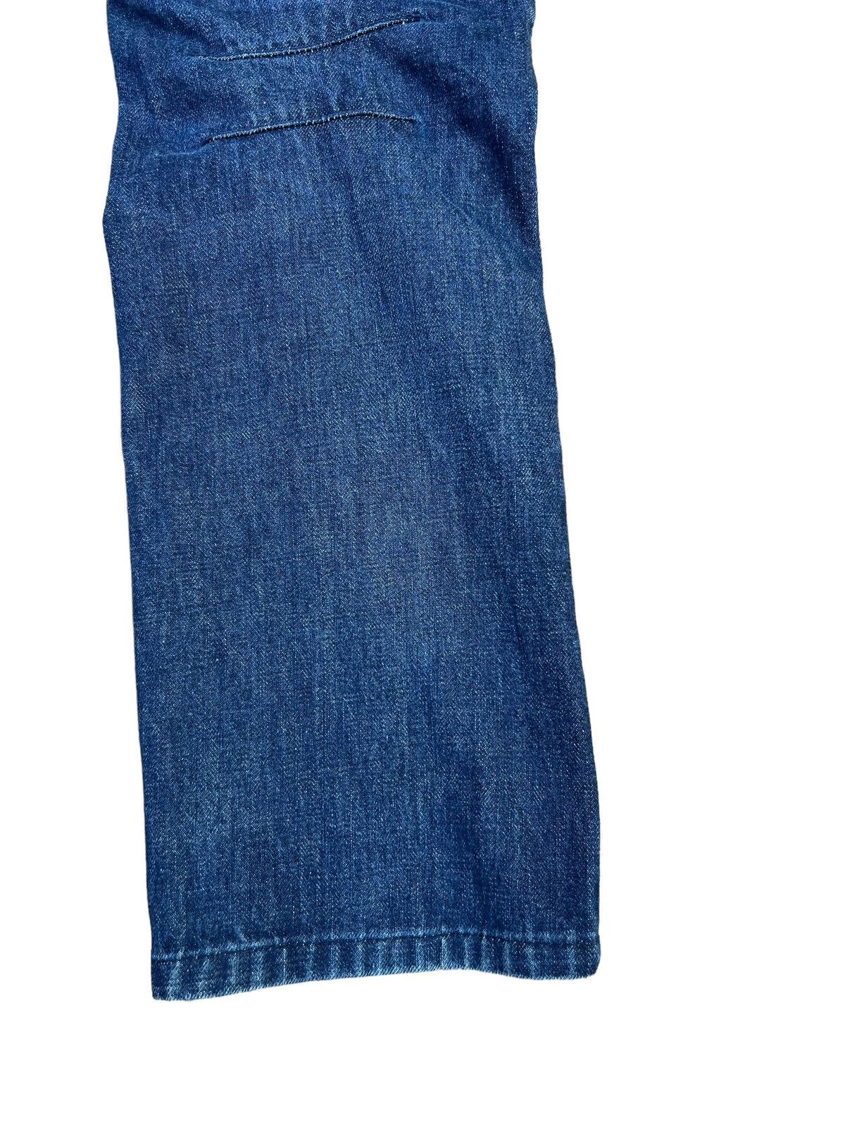 Vintage Vintage Yuji Yamada Furnishings Cinch Back Denim Jeans Size US 30 / EU 46 - 18 Thumbnail