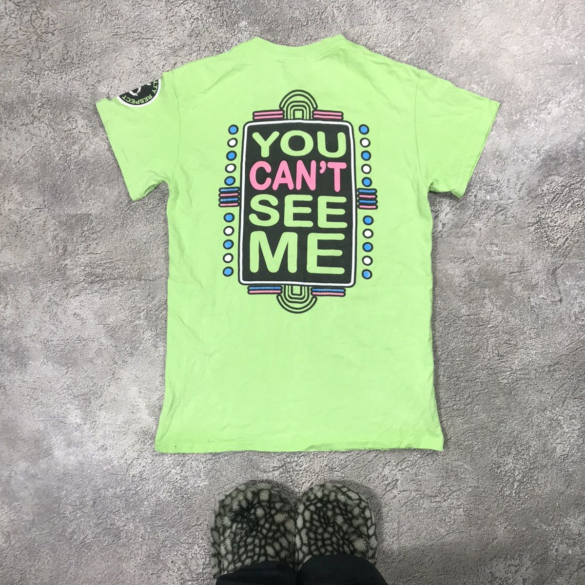 Vintage Vintage Y2K Neon Graphic Tee Wrestling Streetwear Sun Faded Size US S / EU 44-46 / 1 - 5 Thumbnail