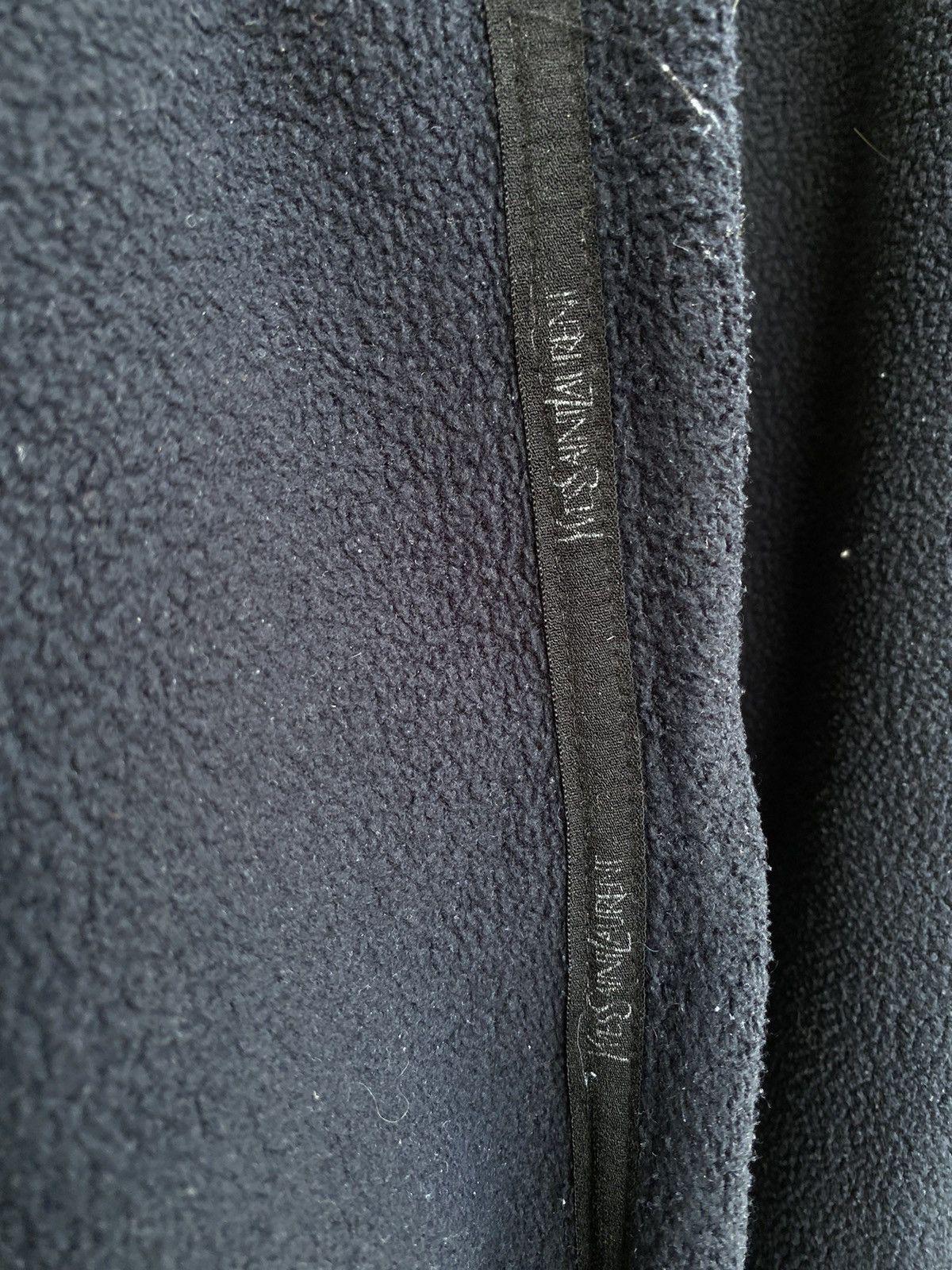 Yves Saint Laurent Fleece Big Logo YSL Sweatshirt 1/4 Zip YSL Sweater Size US XL / EU 56 / 4 - 17 Thumbnail