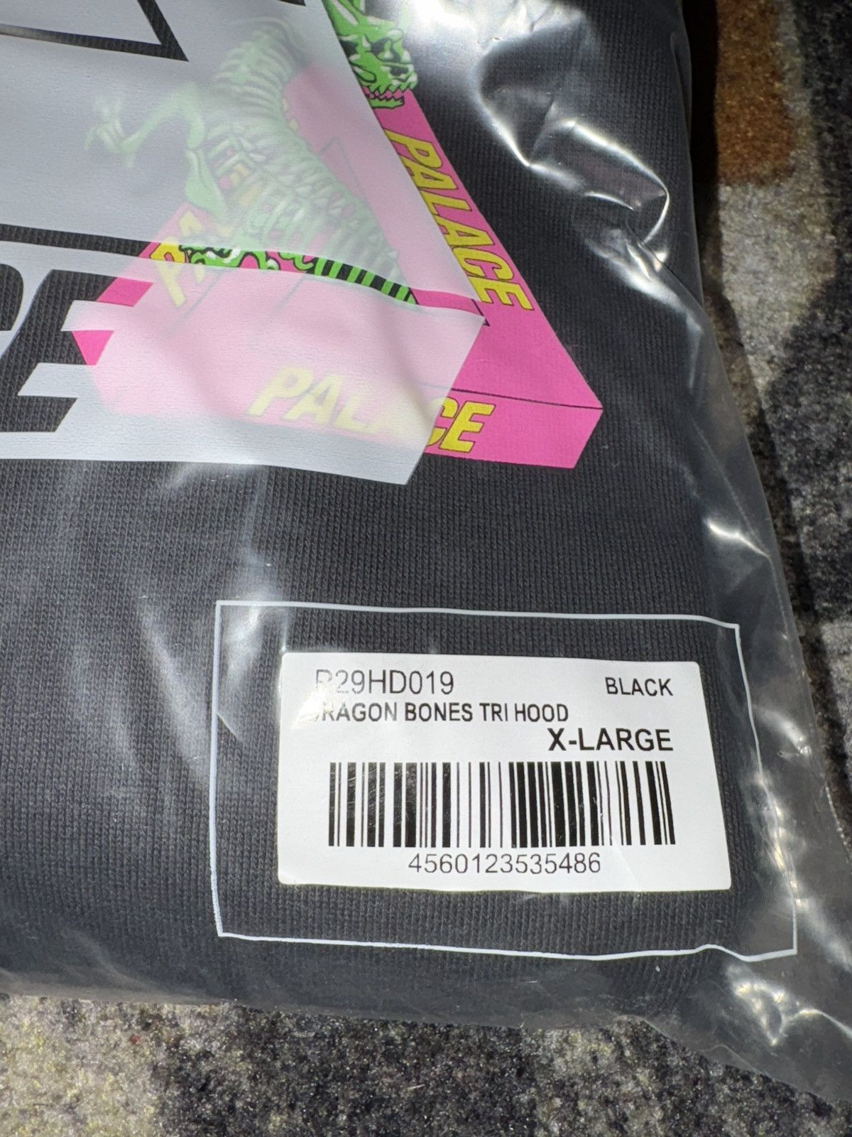 Palace Palace Dragon Bones Tri Ferg Hoodie Black Size US XL / EU 56 / 4 - 4 Thumbnail