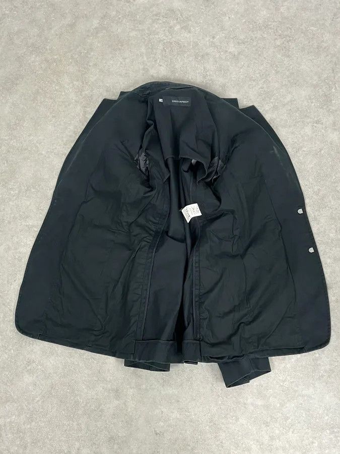 Dsquared2 AW2003 Dsquared2 Black Denim Pocket Blazer Jacket Size 42R - 8 Thumbnail