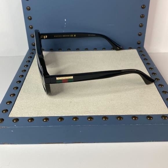 Gucci GUCCI GG0767S aviator sunglass comes in a shiny black frame Size ONE SIZE - 10 Thumbnail