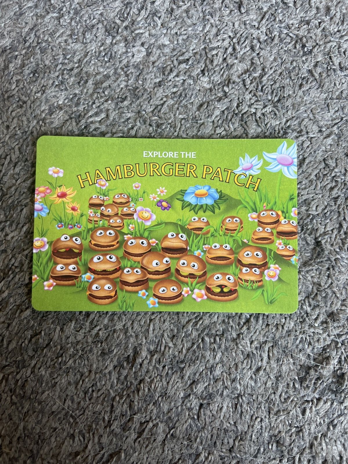 Hypebeast 2025 McDonald’s Hamburger Patch Post Card Size ONE SIZE - 1 Thumbnail